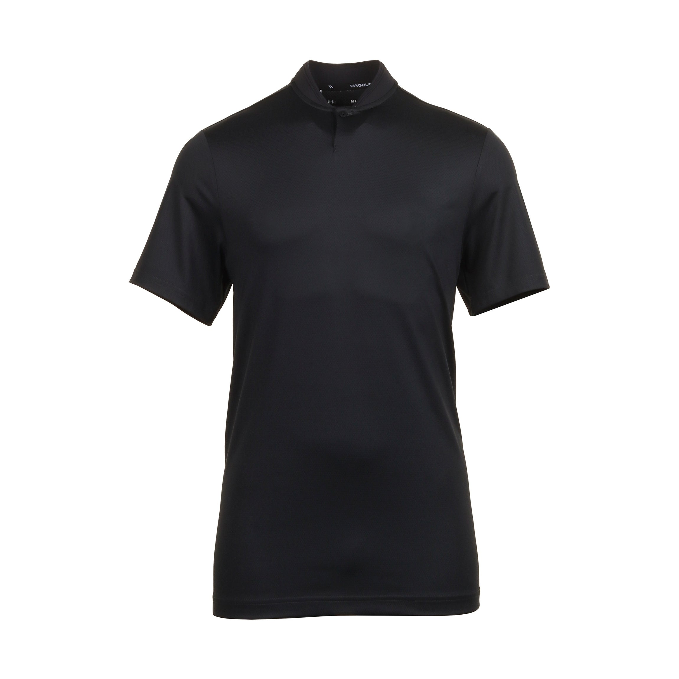 Under armour cheap black golf shirt