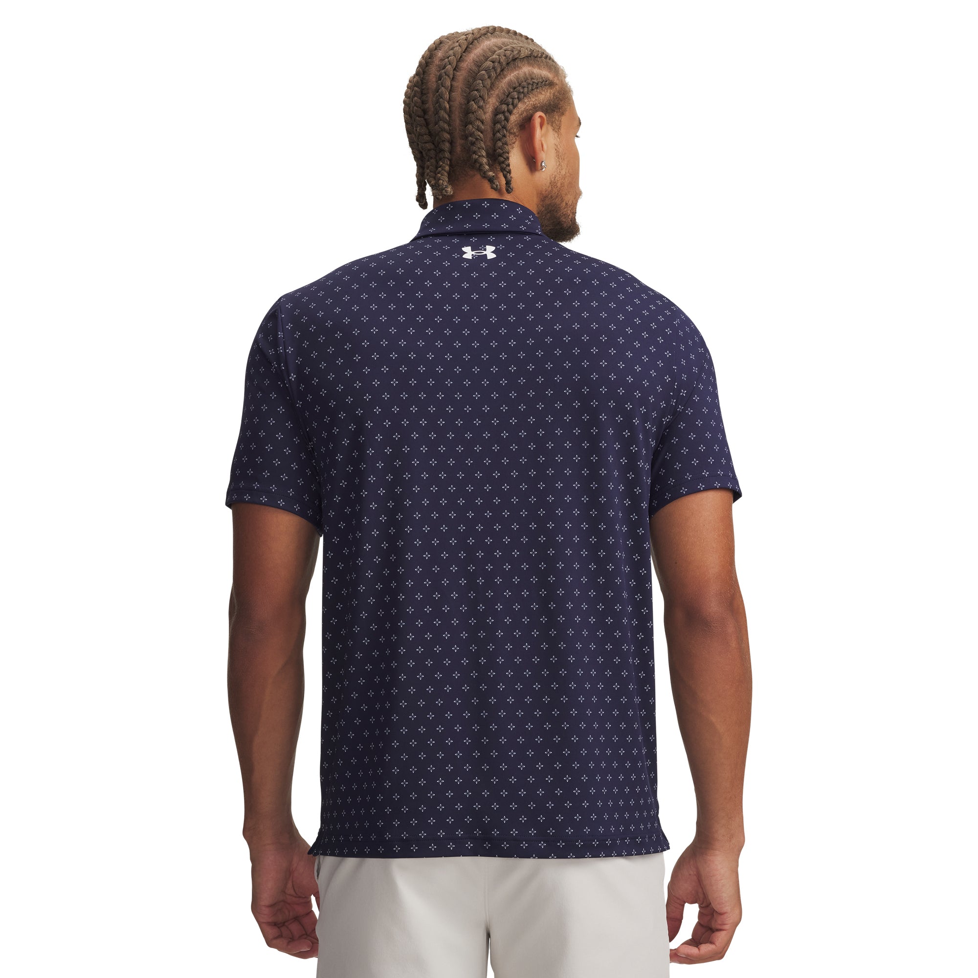 Under Armour Golf Playoff 3.0 Printed Shirt - Midnight Navy Downpour ...