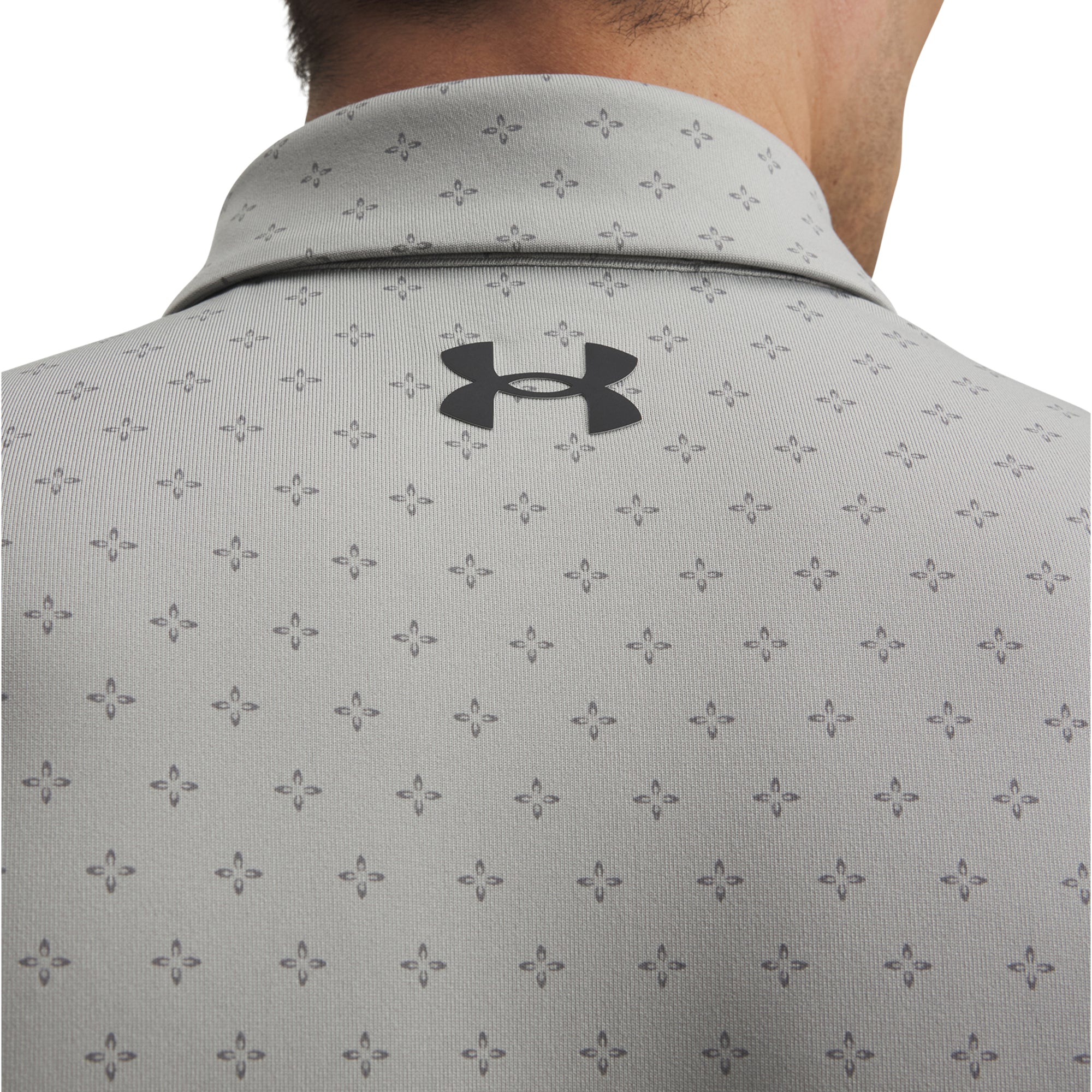 Under Armour Golf Playoff 3.0 Printed Shirt - Clay Green Titanium Black ...