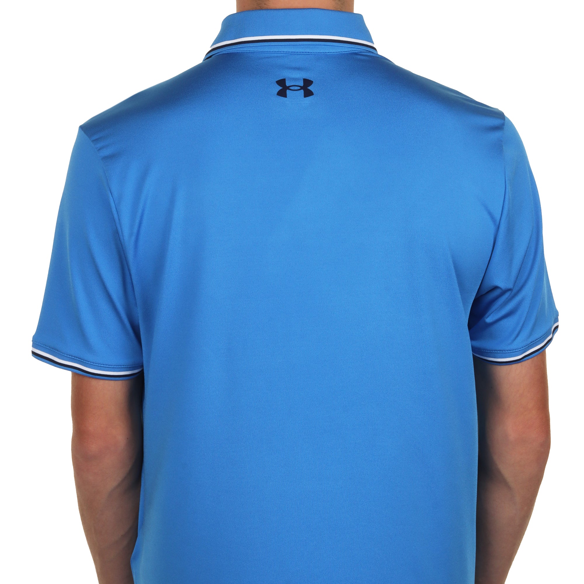 Under Armour Golf Playoff 3.0 Rib Shirt - Blue Atlantis/Midnight Navy ...