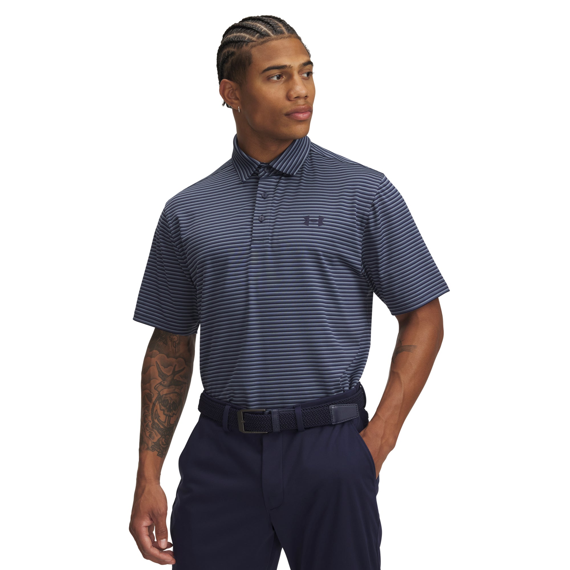 Under Armour Golf Playoff 3.0 Shirt Midnight/Downpour Grey 424