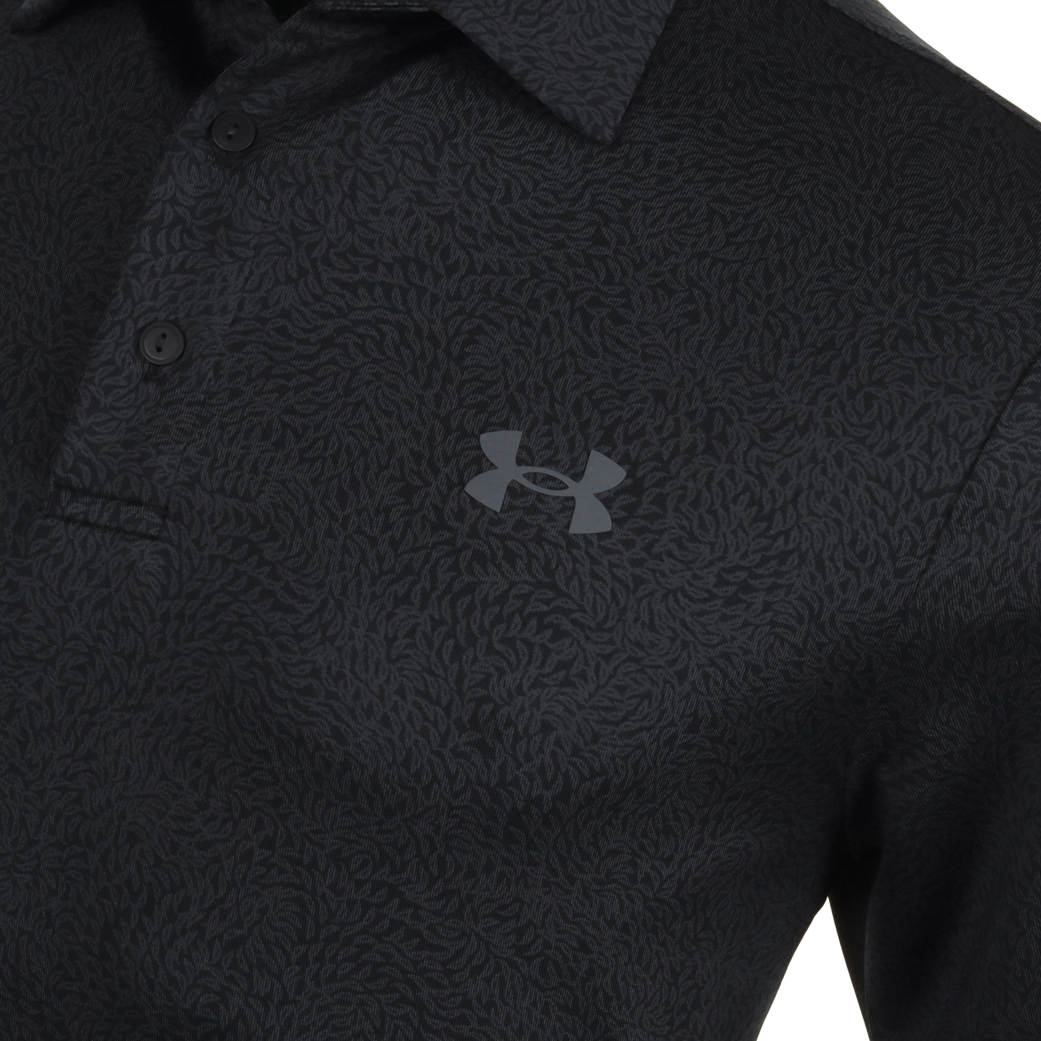 Under Armour Golf Playoff 3.0 Printed Shirt Black/Anthracite 010