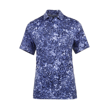 Under Armour Playoff 3.0 Printed Golf Polo Shirt - Navy/Celeste Under Armour Playoff 3.0 Printed Golf Polo Shirt - Navy/Celeste