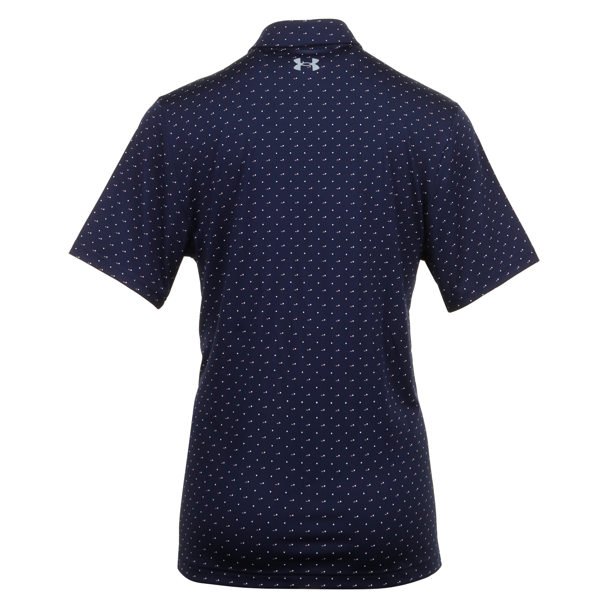 Under Armour Playoff 3.0 Printed Golf Polo Shirt - White/Navy/Steel Under Armour Playoff 3.0 Printed Golf Polo Shirt - White/Navy/Steel