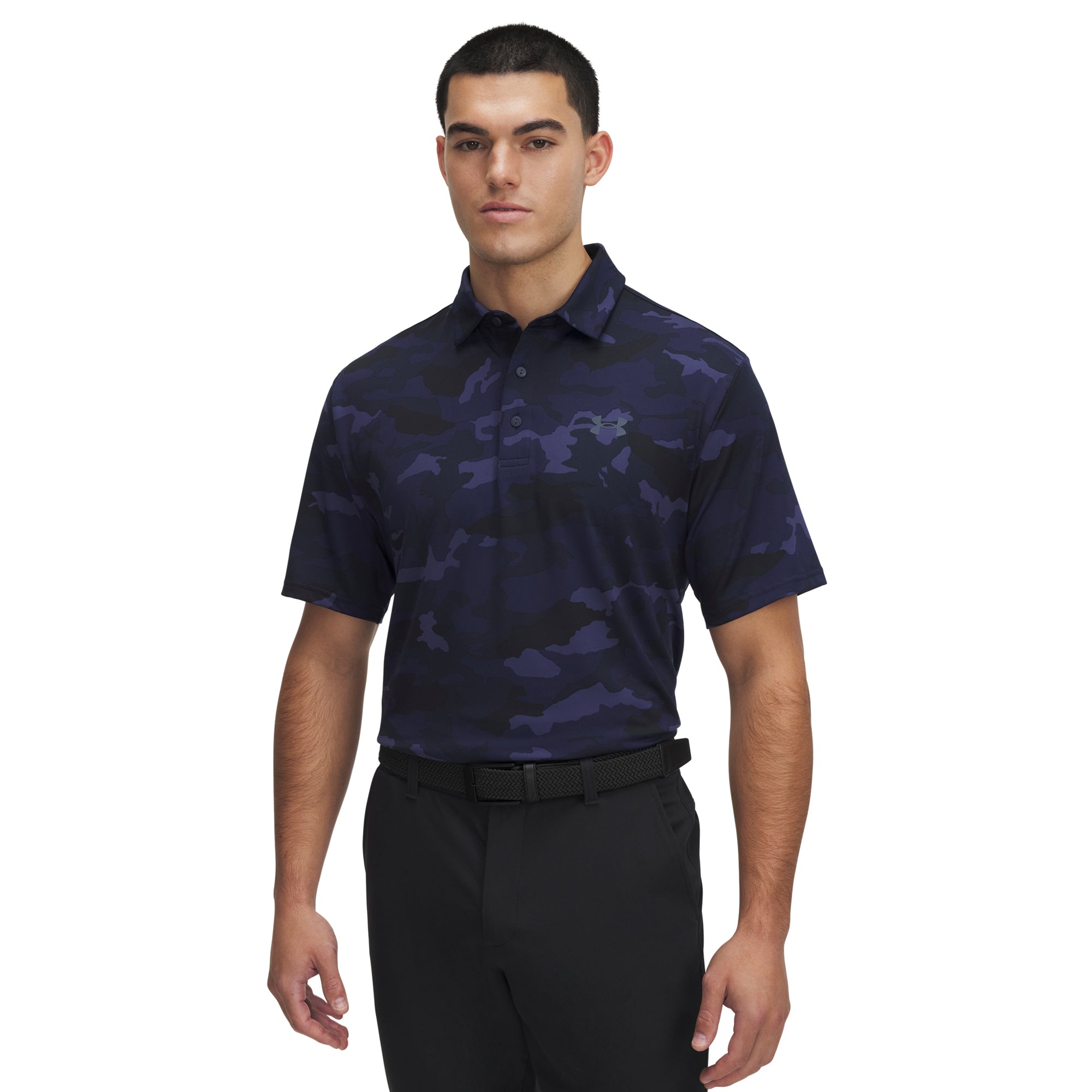 Under Armour Golf Playoff 3.0 Printed Shirt - Midnight Navy