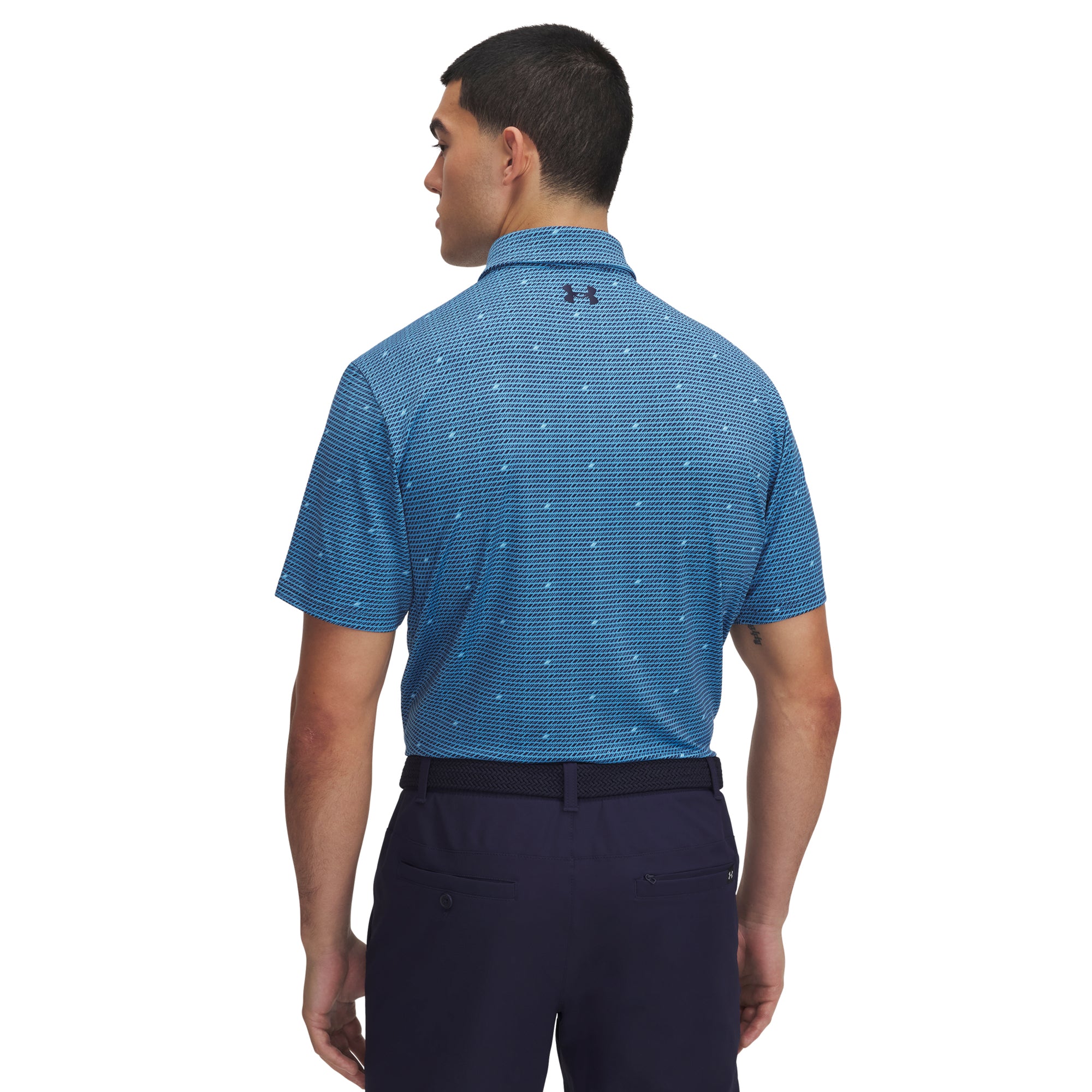 Under Armour Golf Playoff 3.0 Printed Shirt - Ether Blue/Stream 452 ...