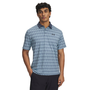 Under Armour Golf Playoff 3.0 Printed Shirt Stream/Downpour Grey/Black 494