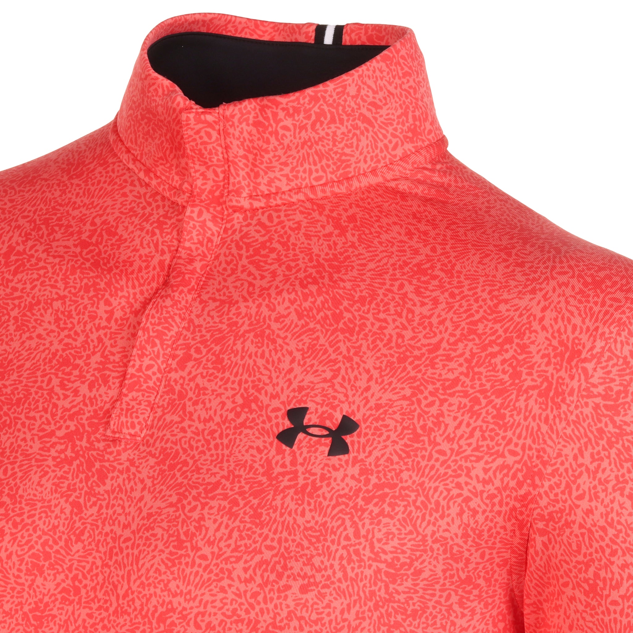 Under Armour Golf Playoff Novelty 1/4 Zip Coho Red/Solstice 811