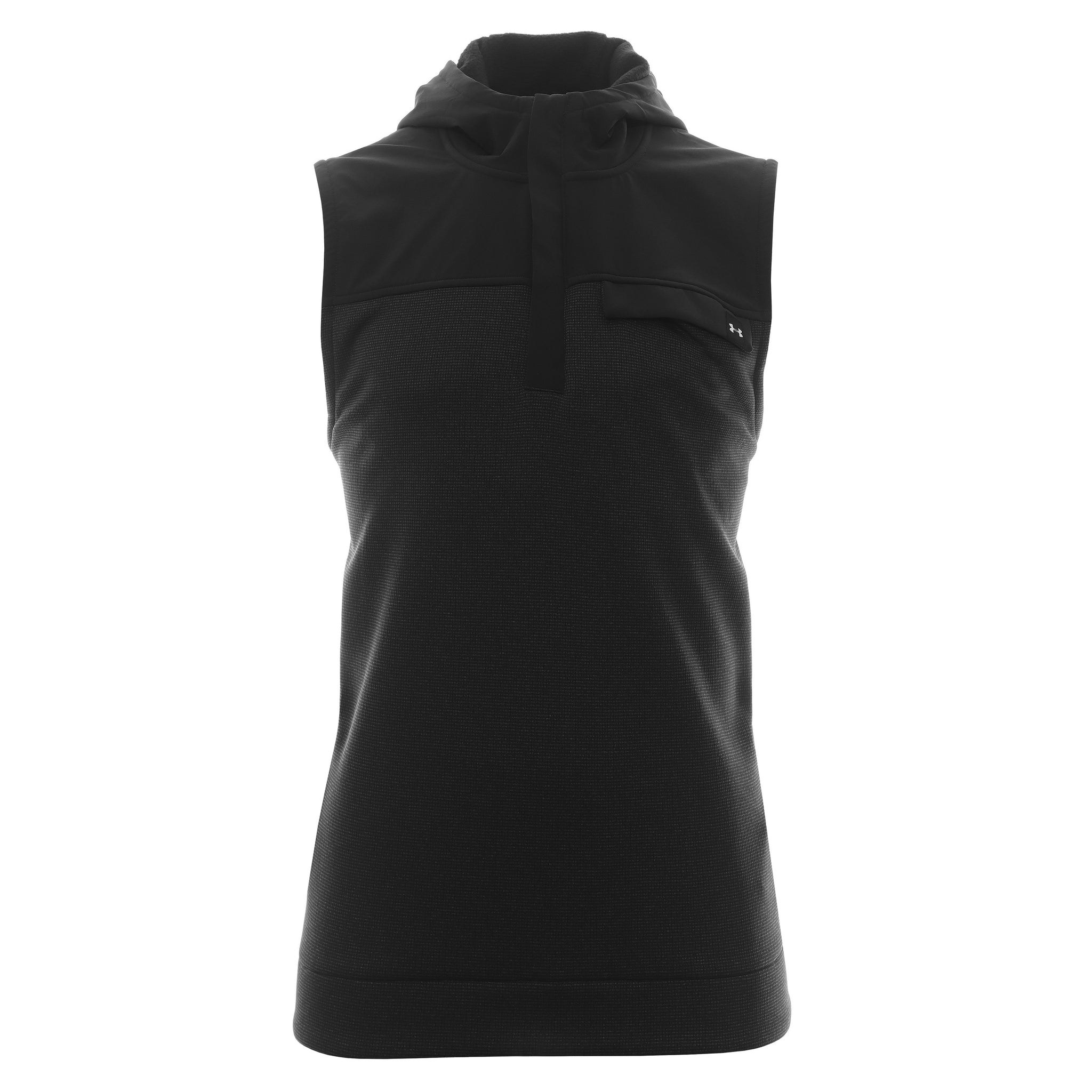 Under Armour Golf Storm Sweater Fleece Hooded Vest 1382921 Black 001 ...