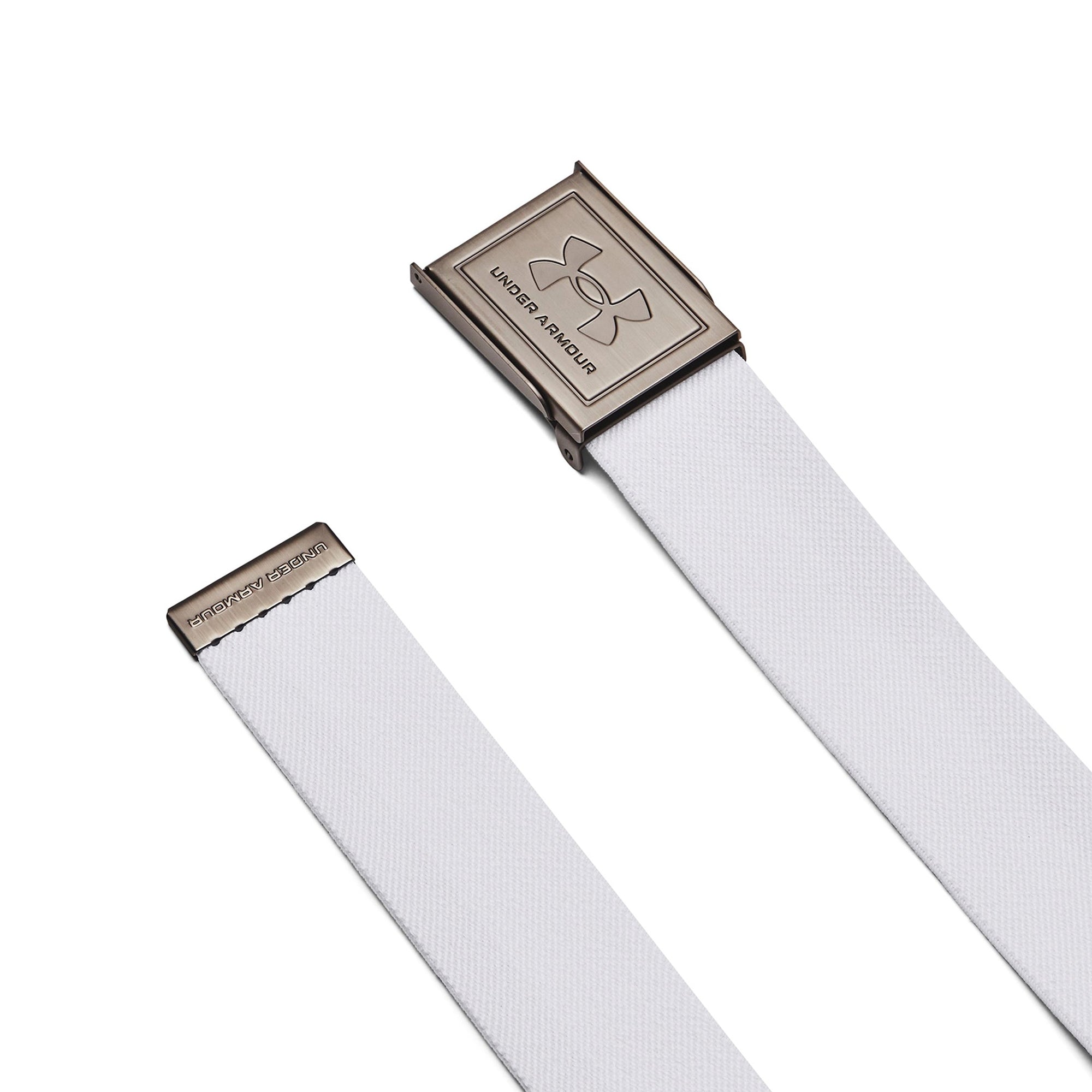 Under Armour Golf Stretch Webbing Belt White/Steel 100