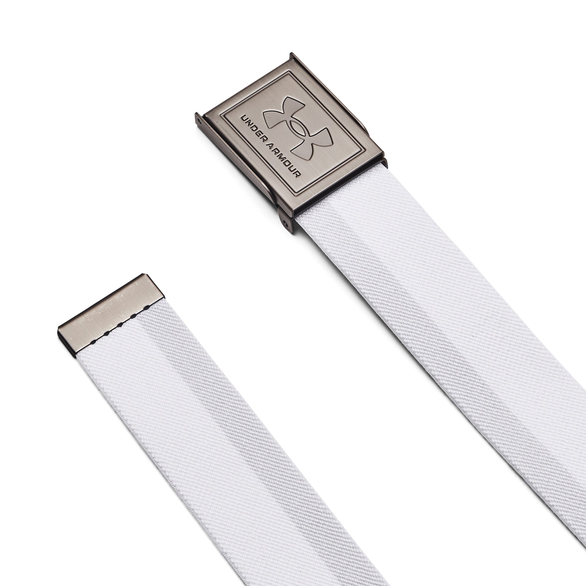 Under Armour Golf Stretch Webbing Belt White/Steel 100