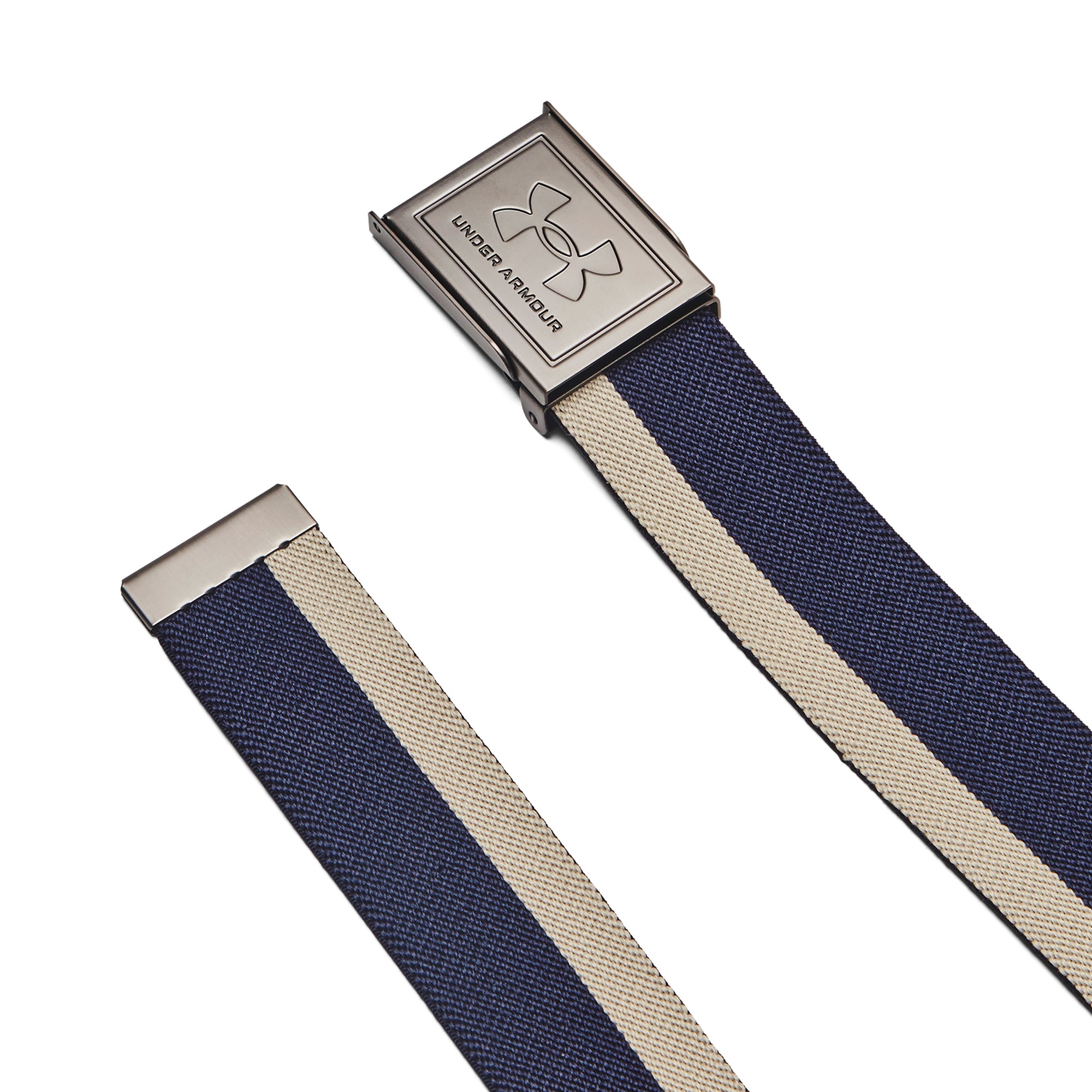 Under Armour Golf Stretch Webbing Belt Midnight Navy/Khaki 410