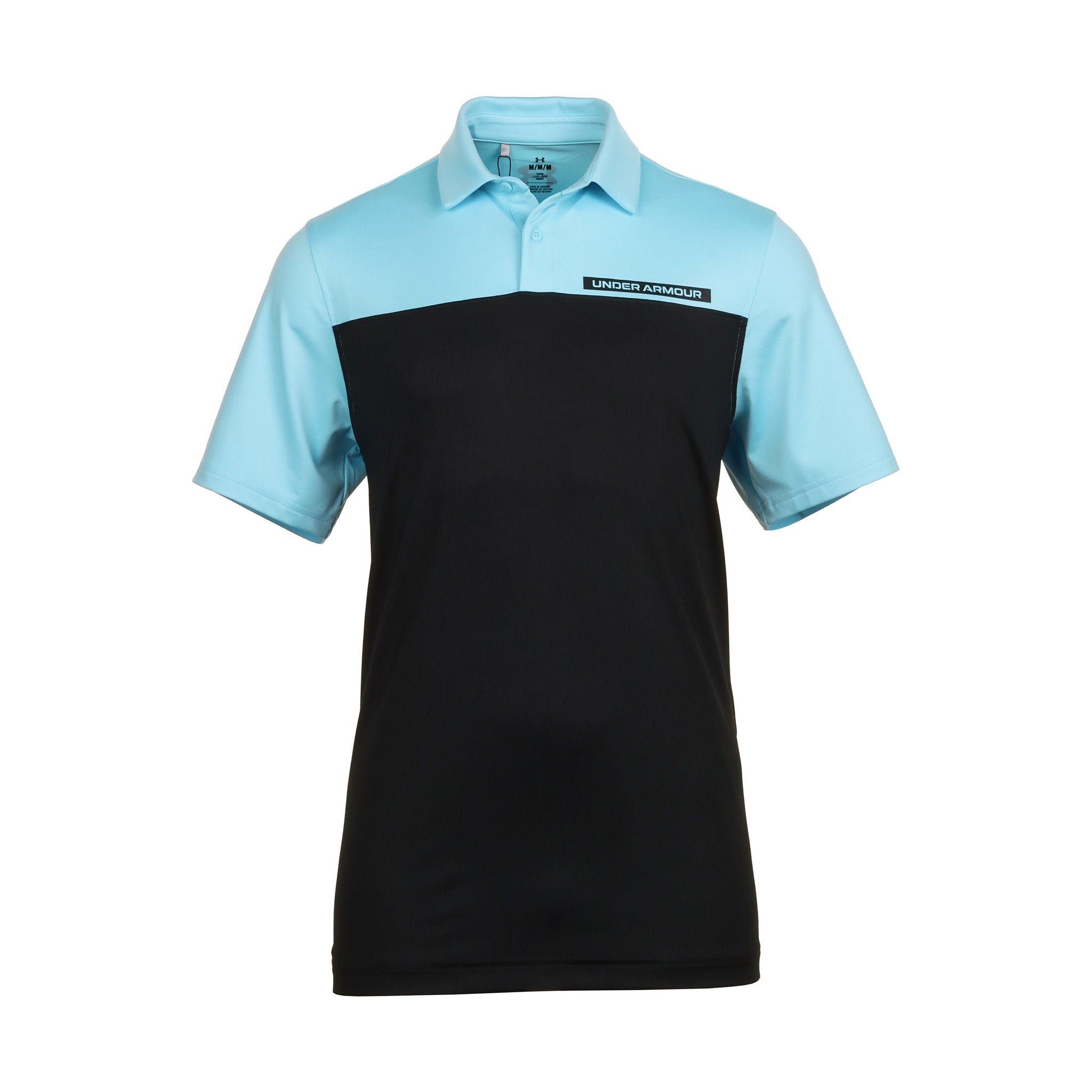 Light blue under armour polo 2025