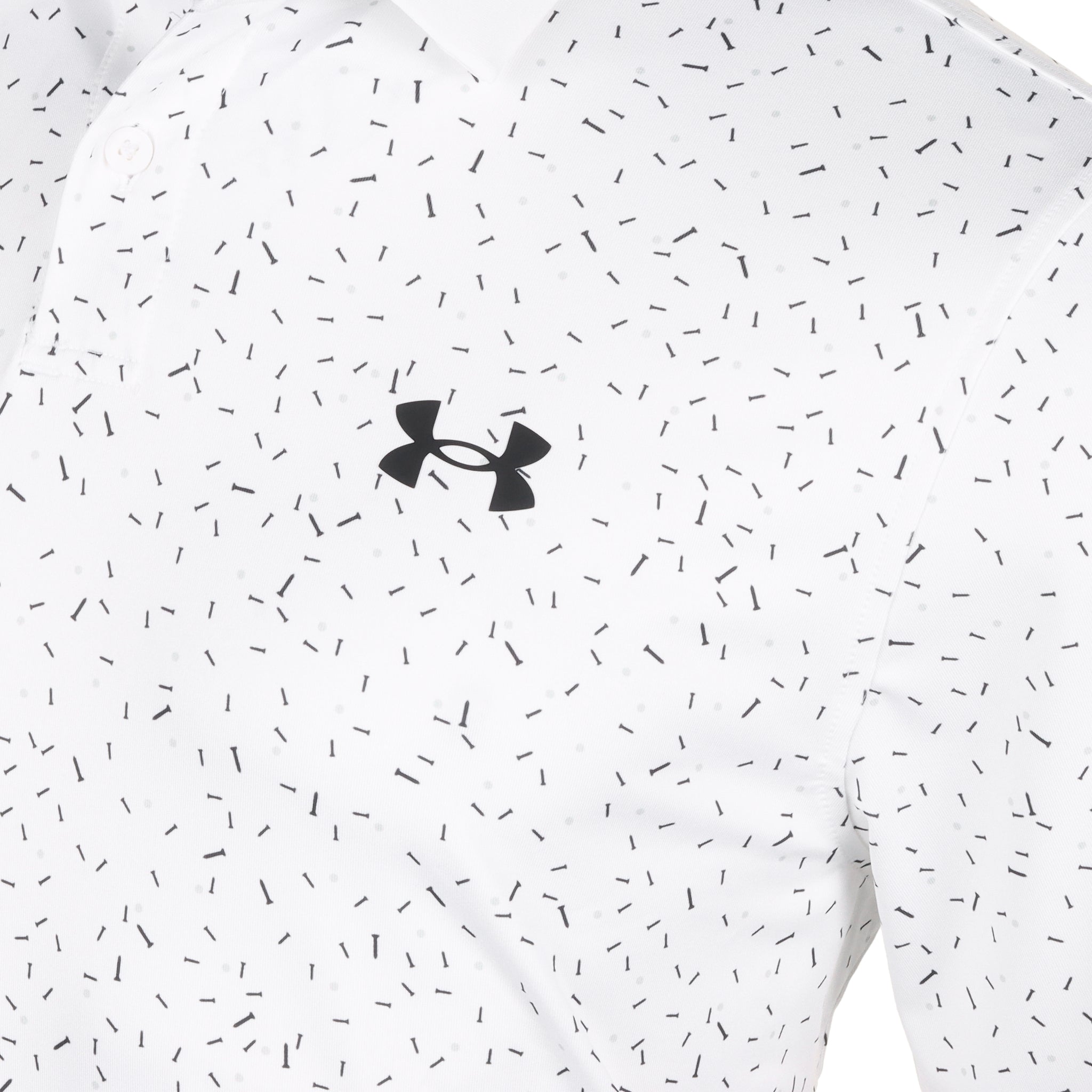 Under Armour Golf T2G Printed Shirt White/Black 100