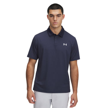 Under Armour Golf T2G Printed Shirt Midnight Navy/Halo Grey 414