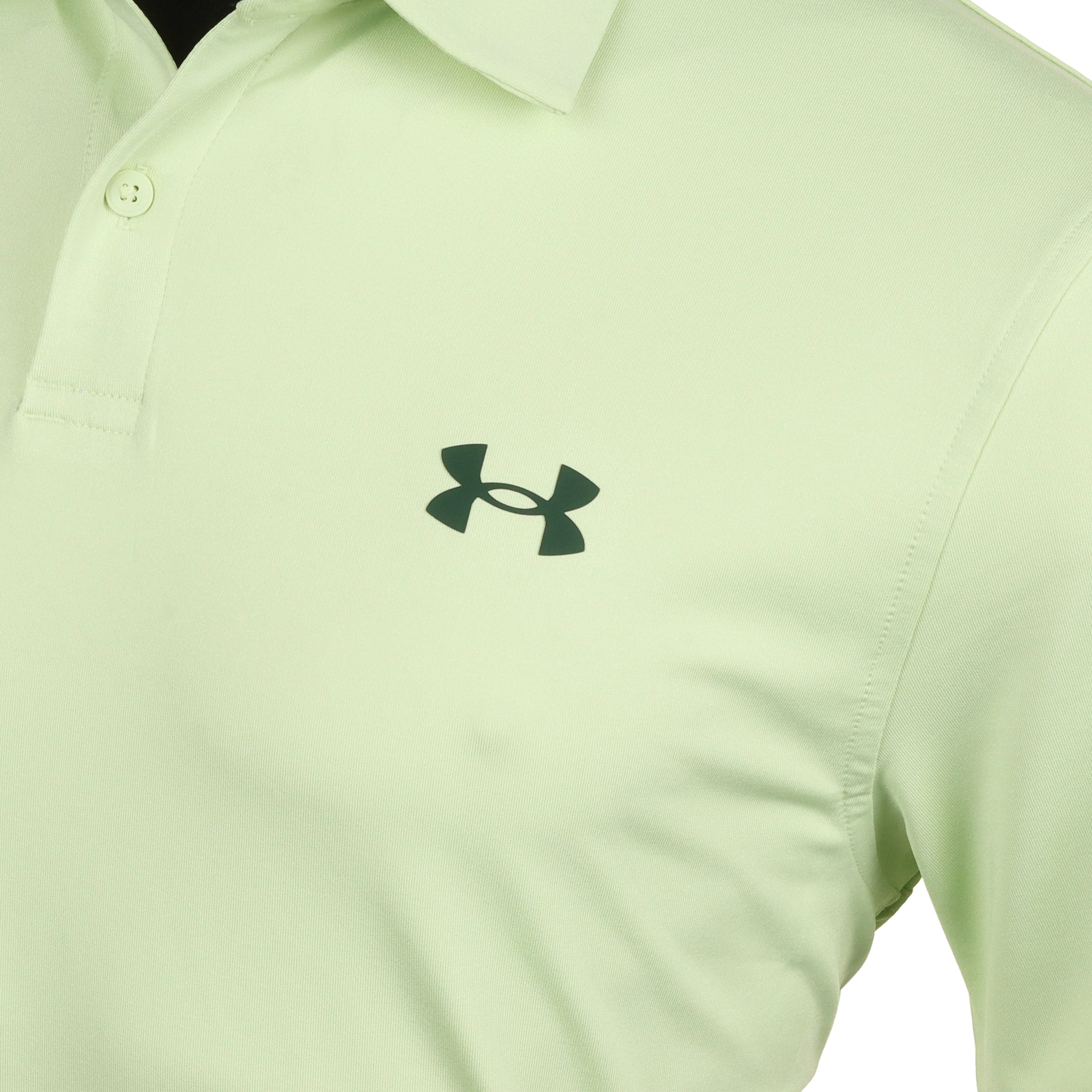 Lime green under armour polo shop