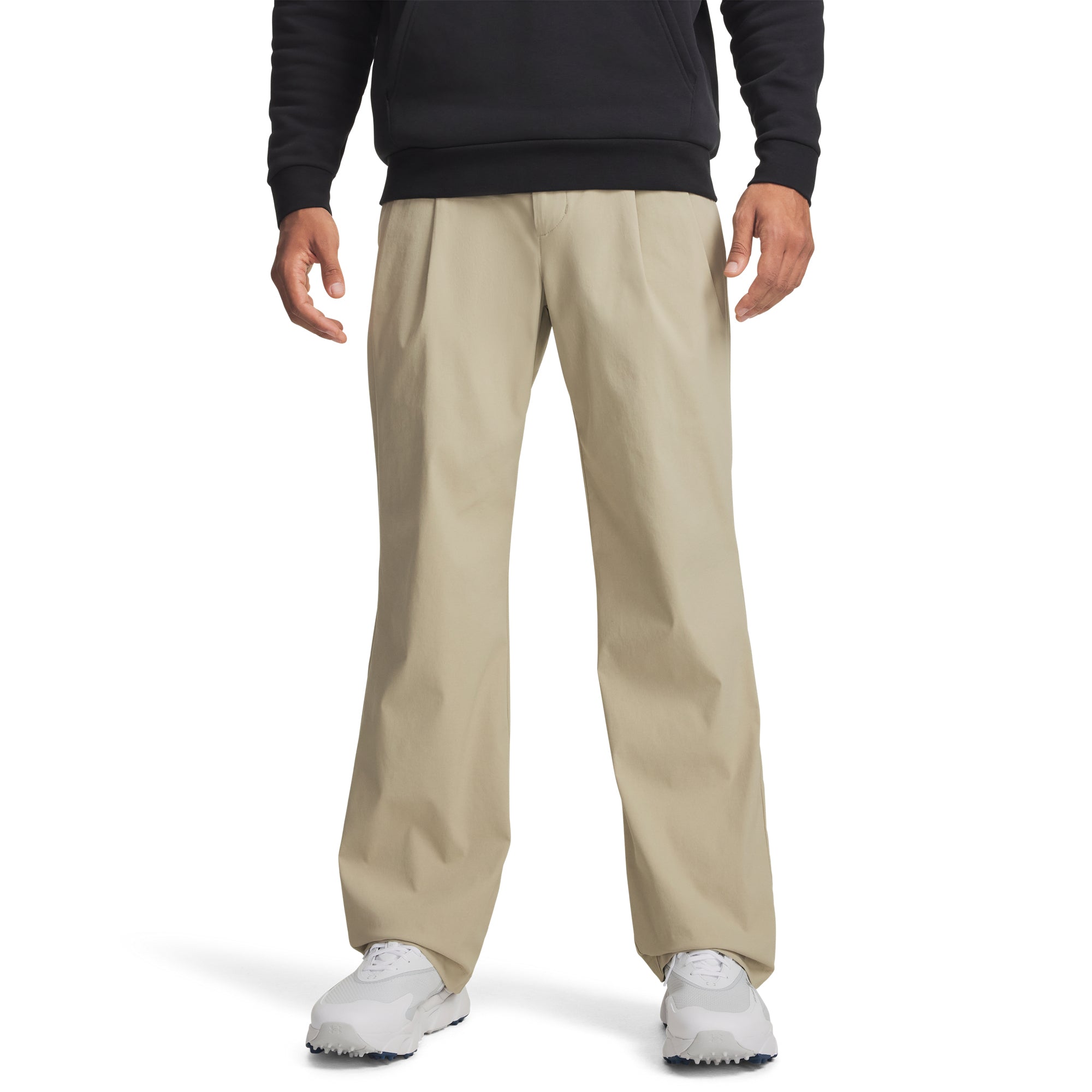 Under Armour Golf UA Drive Slim Pleated Trousers - City Khaki/Halo