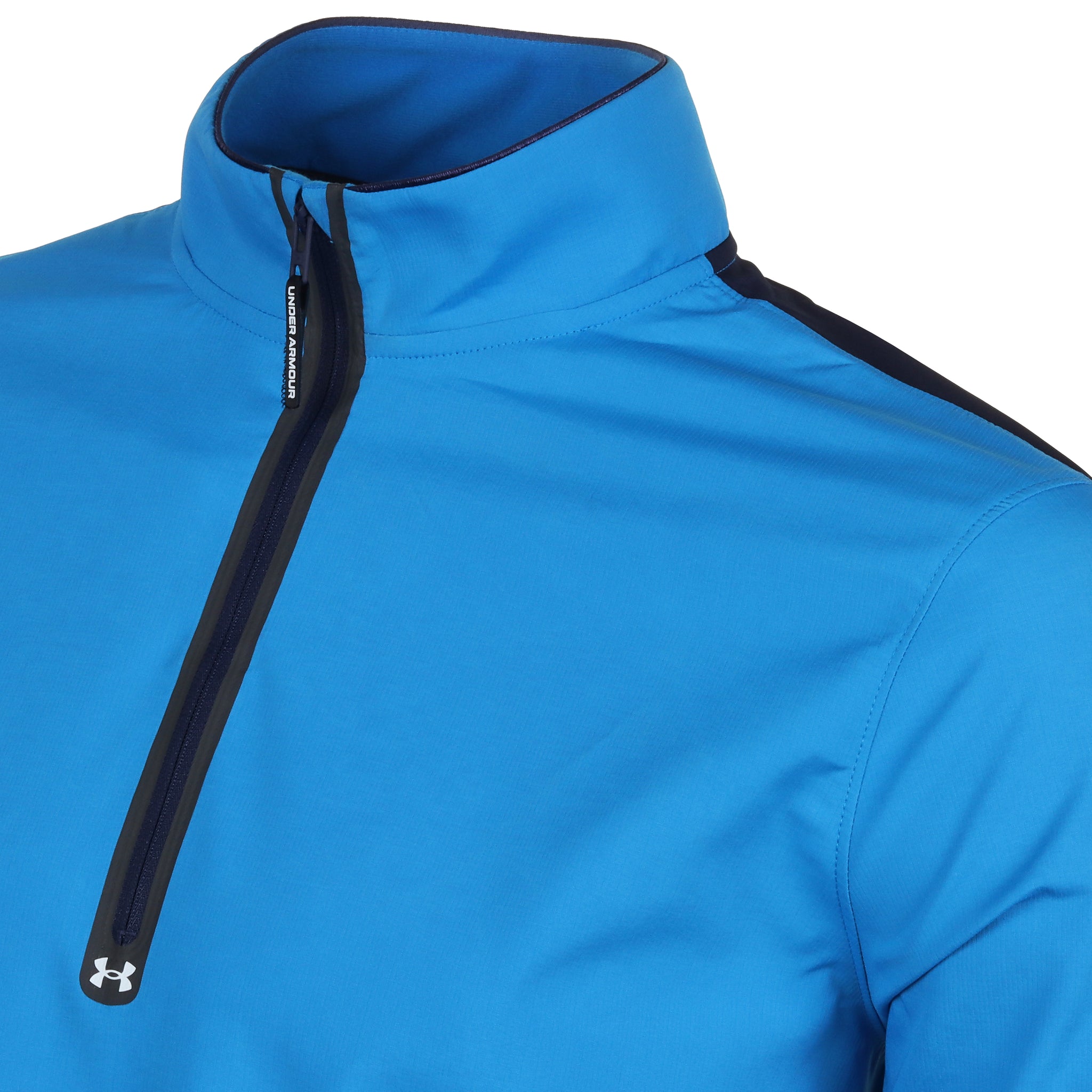 Under Armour Golf UA Storm Windstrike 1/2 Zip 1383149 Photon Blue 406 ...