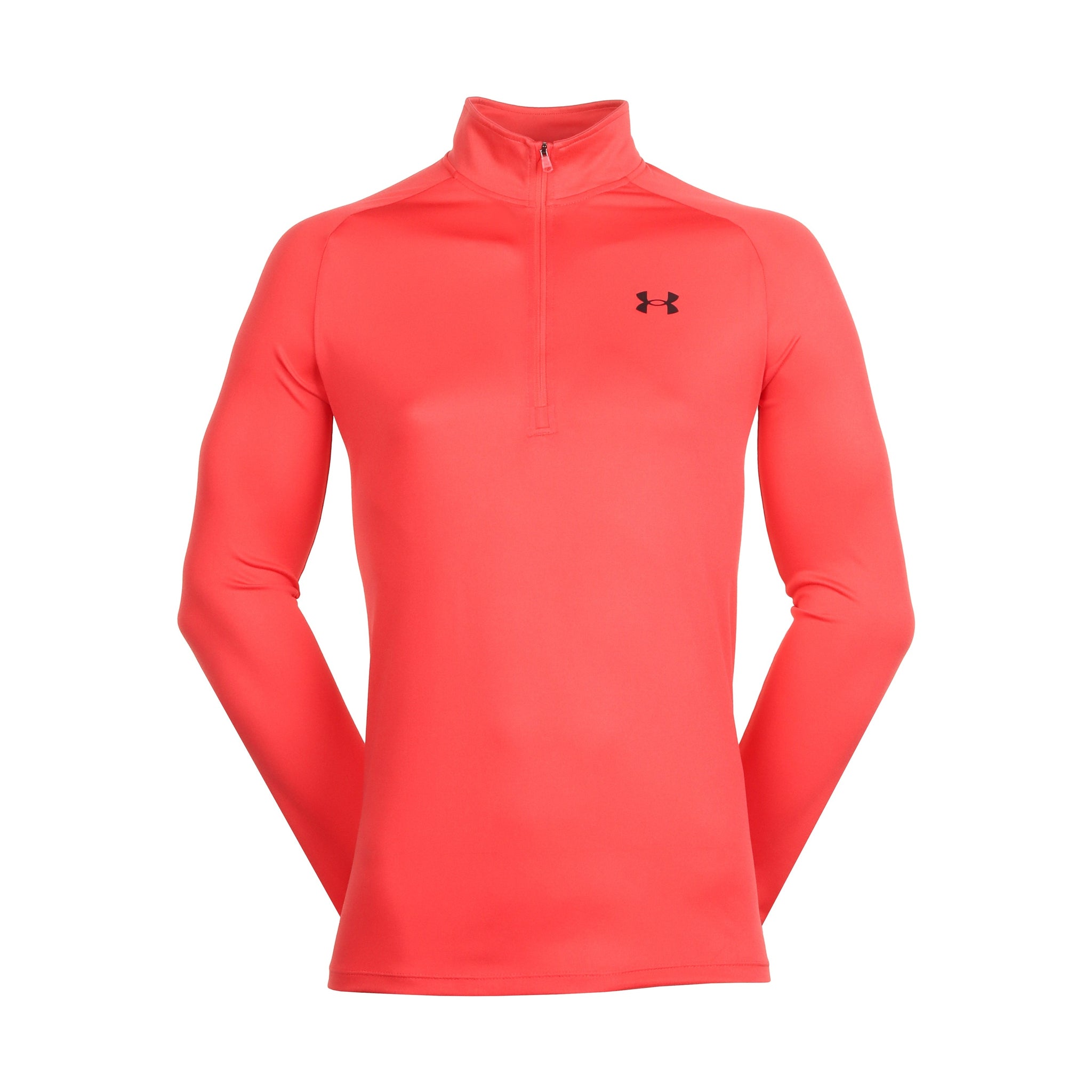 Under Armour Golf UA Tech 2.0 Zip Red Solstice 814