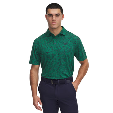 Under Armour Playoff 3.0 Printed Golf Polo Shirt - Team Kelly Green/Navy Under Armour Playoff 3.0 Printed Golf Polo Shirt - Team Kelly Green/Navy