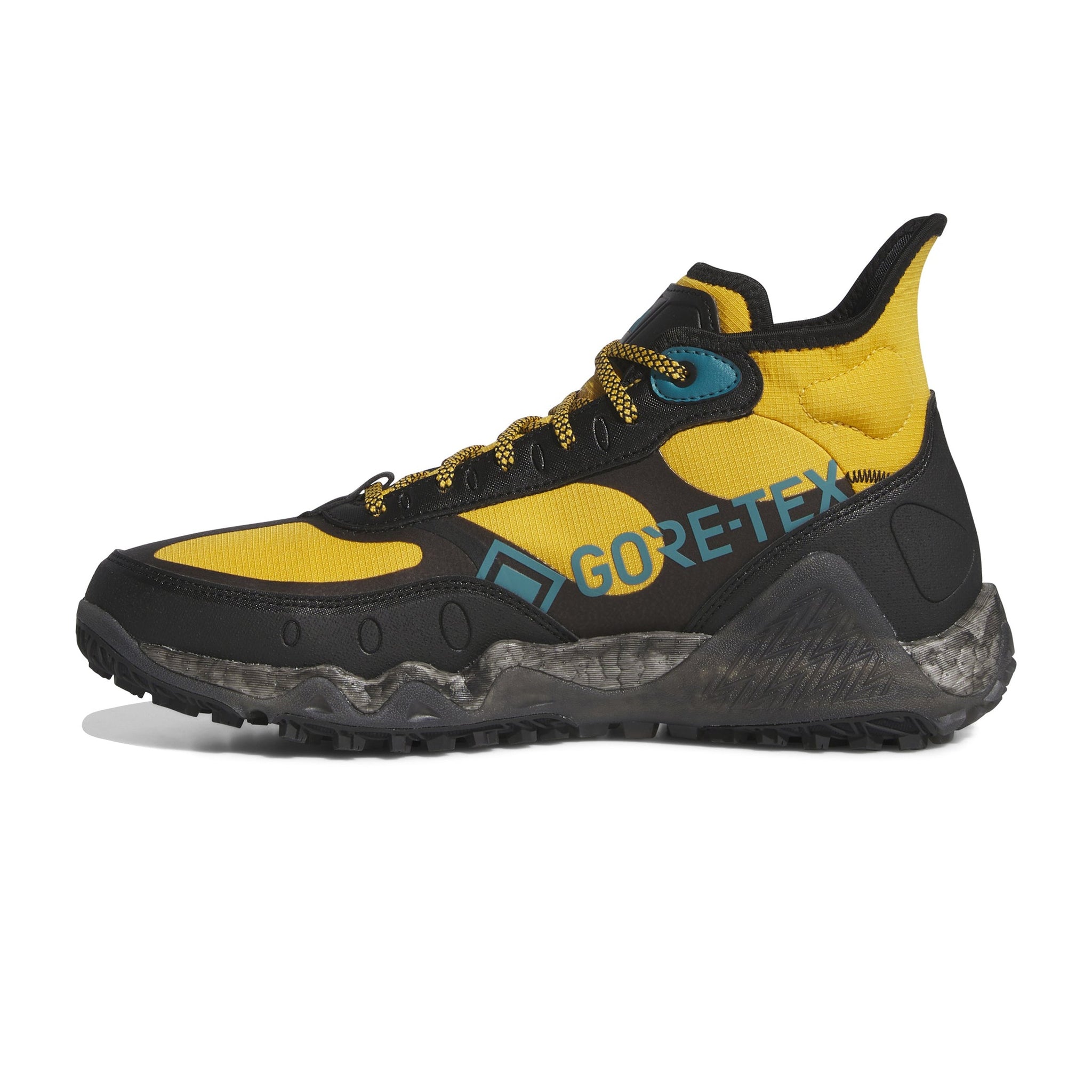 adidas Adicross GTX Golf Shoes Pre Loved Yellow/Arctic/Black 