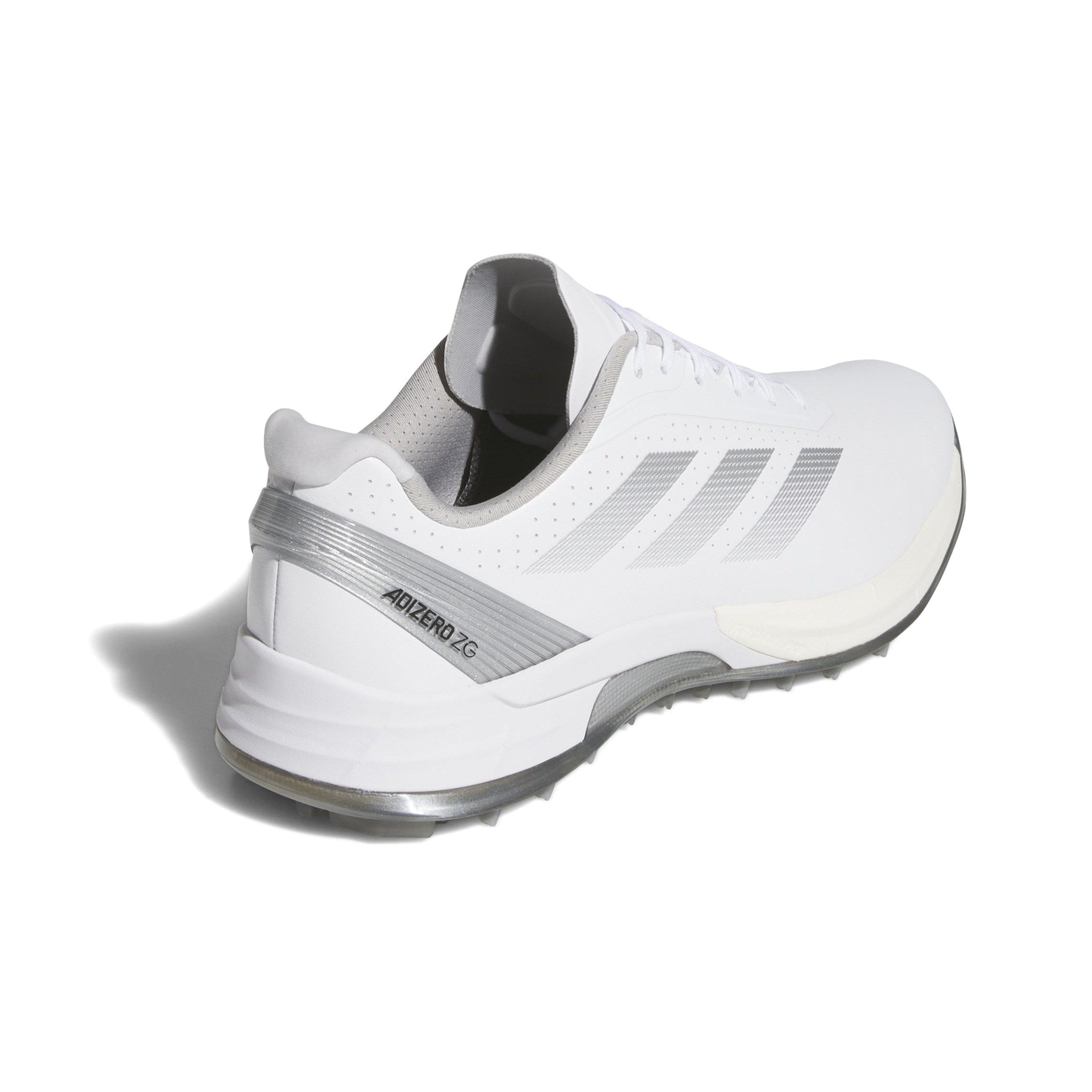 adidas Adizero ZG Golf Shoes - White/Grey Three/Silver Metallic