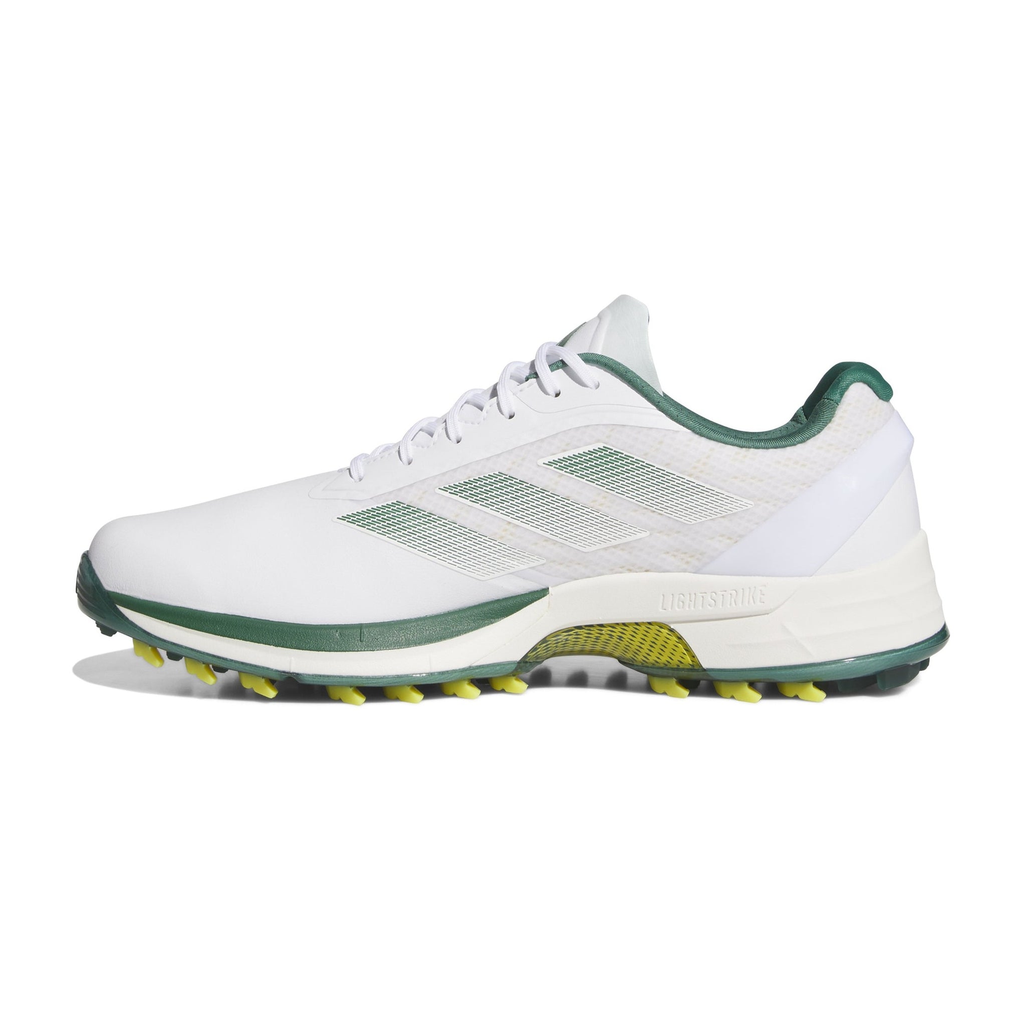 adidas Adizero ZG Golf Shoes White/Collegiate Green/Yellow