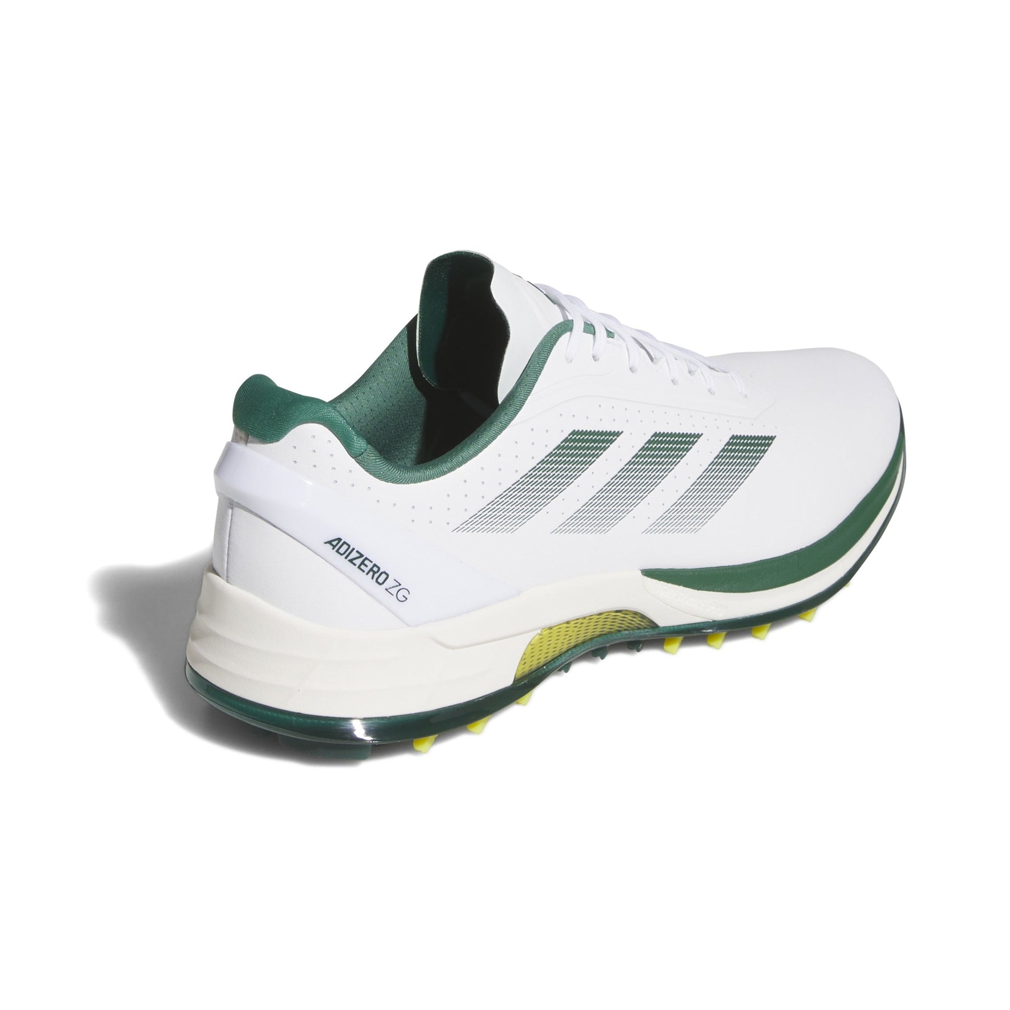 adidas Adizero ZG Golf Shoes White/Collegiate Green/Yellow
