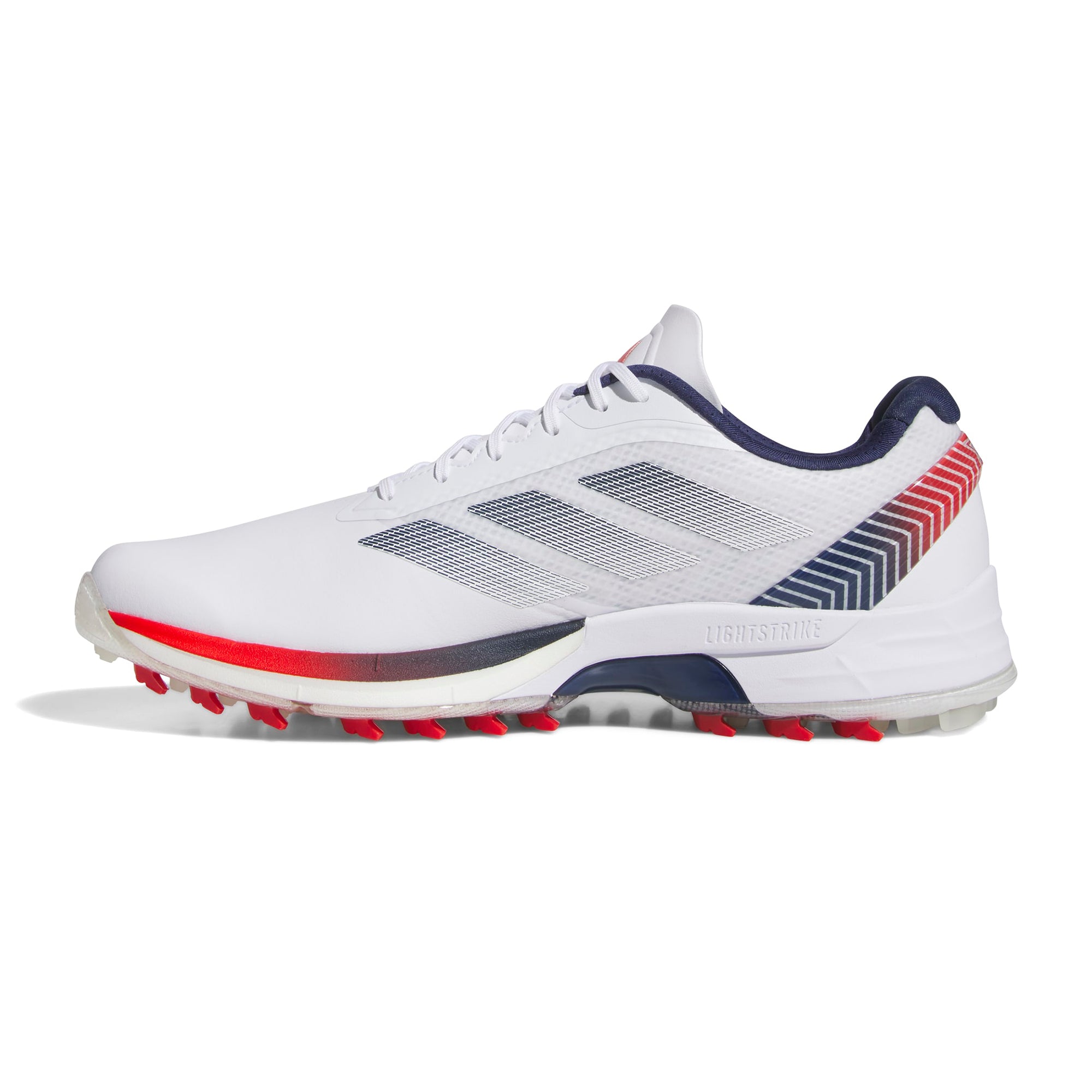 adidas Adizero ZG Team USA Golf Shoes White/Dark Blue/Red