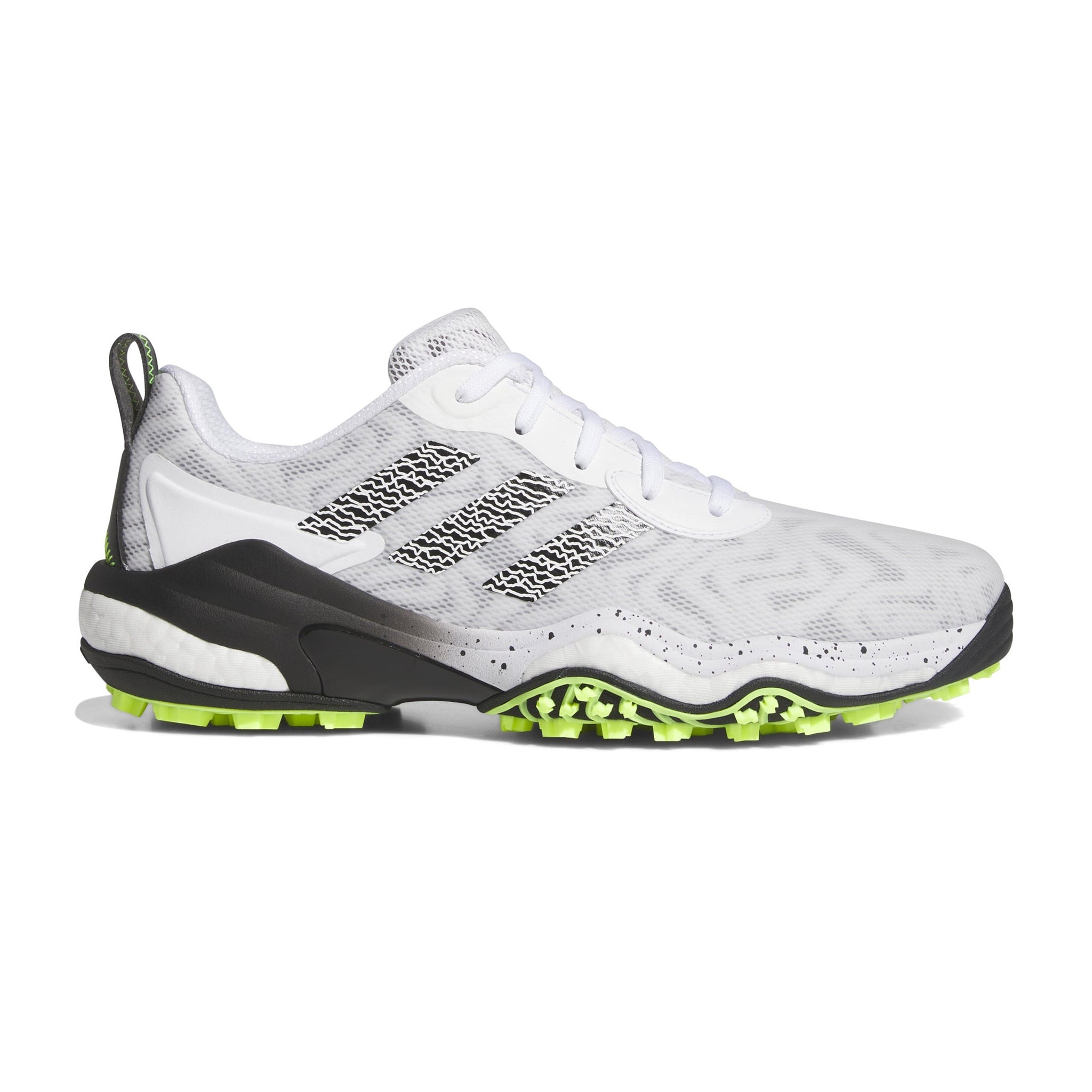 adidas CODECHAOS 25 Golf Shoes White/Black/Lucid Lemon