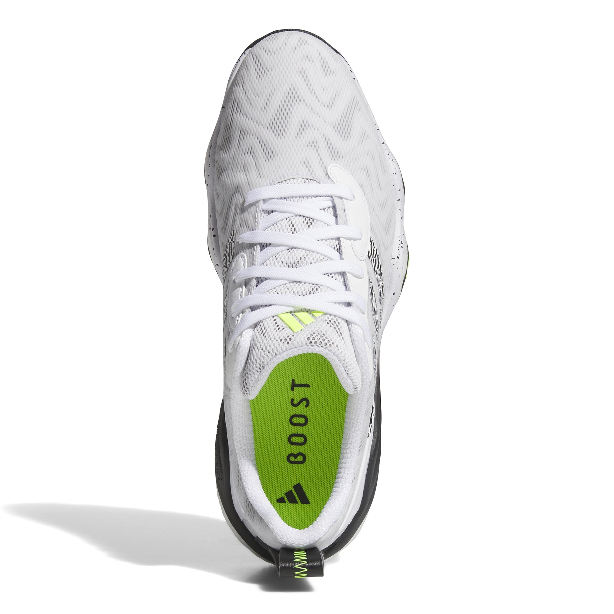 adidas CODECHAOS 25 Golf Shoes White/Black/Lucid Lemon