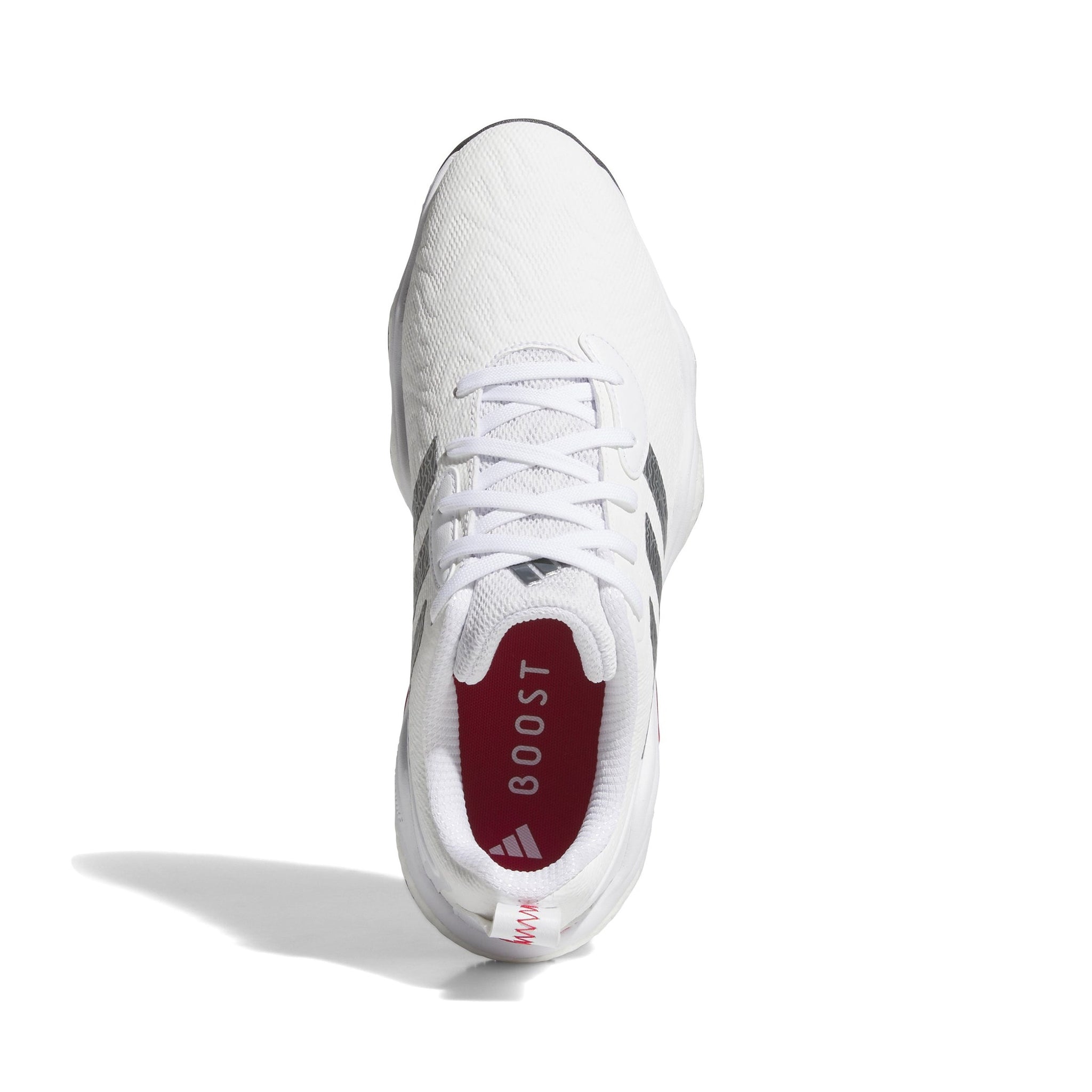 adidas CODECHAOS 25 Golf Shoes White/Grey/Lucid Red