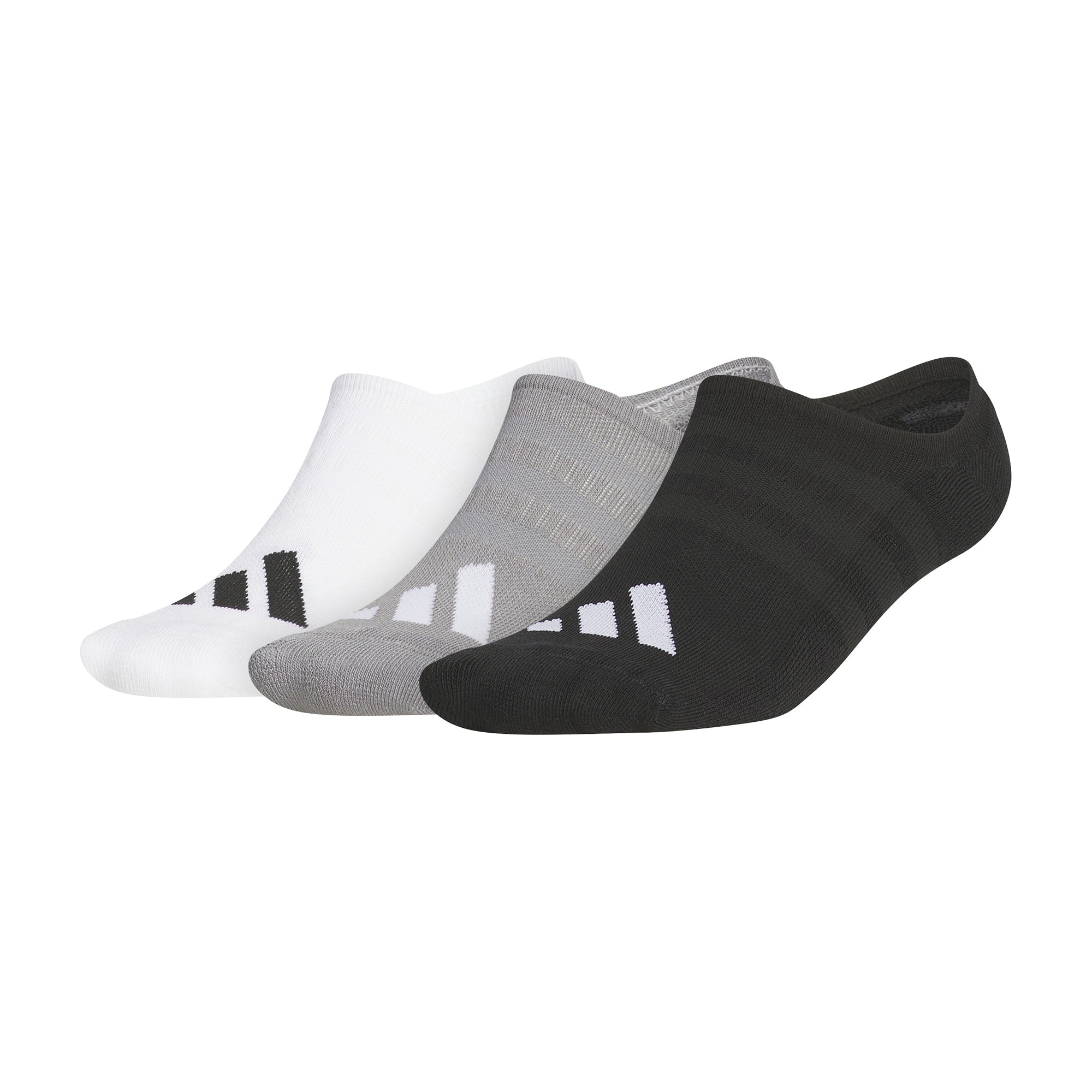 adidas Golf 3 Pack No Show Sock Multi
