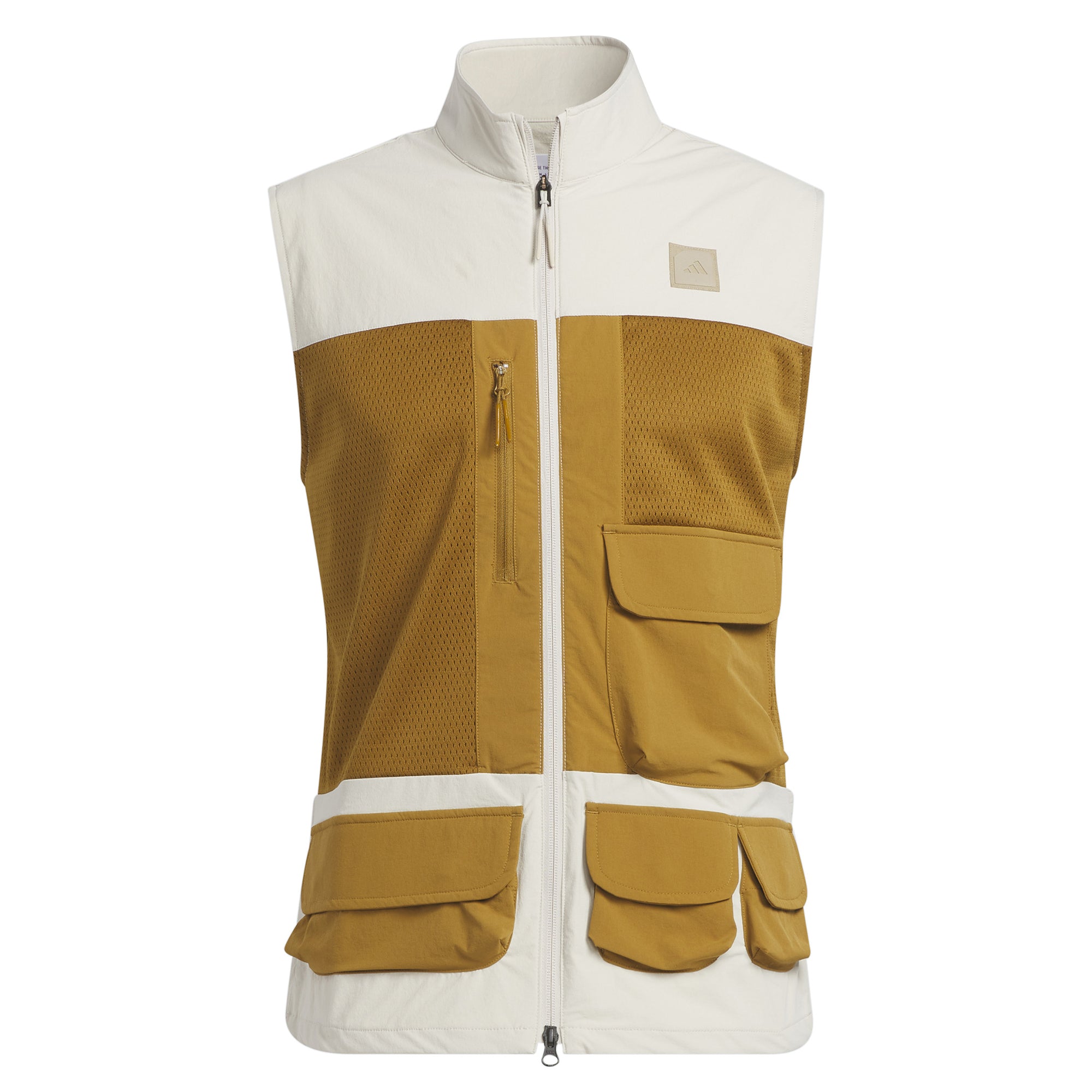 adidas Golf Adicross Full Zip Vest HS5611 Clear Brown & Function18