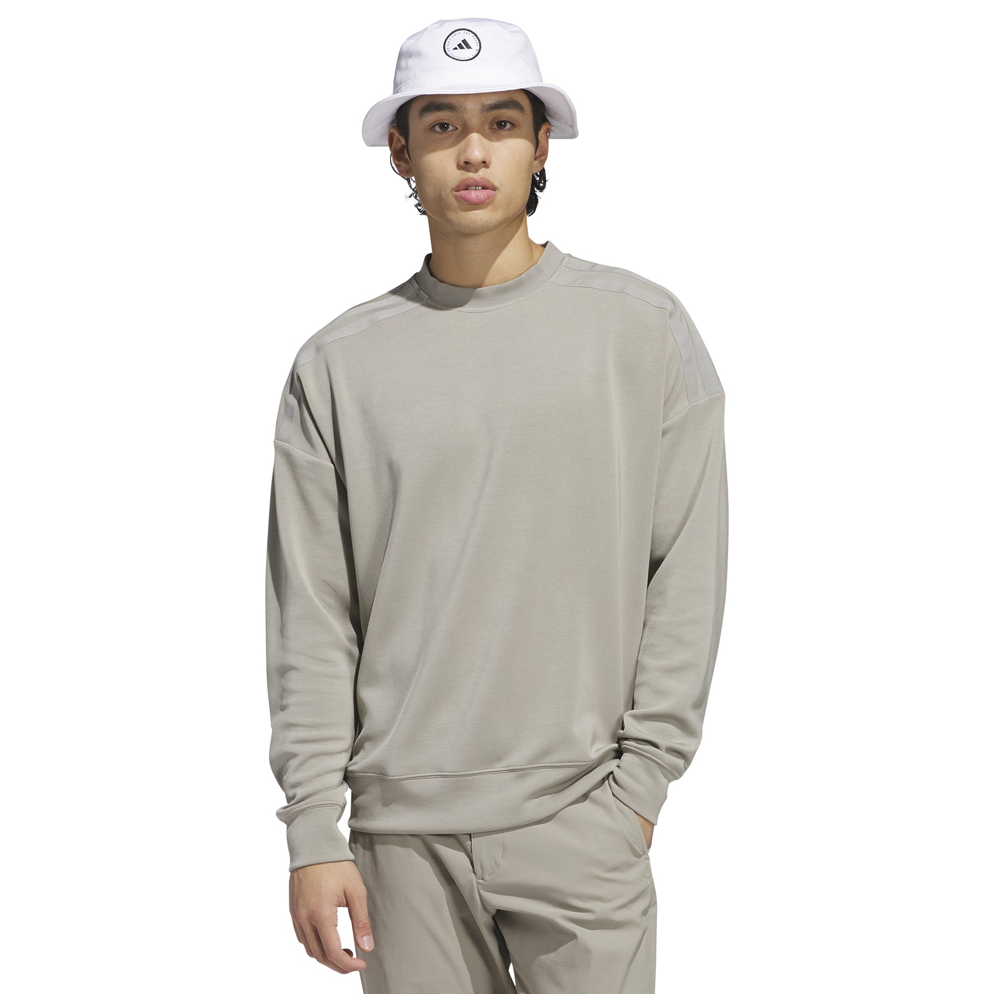 adidas Golf BTC Crew Neck Pullover Putty Beige
