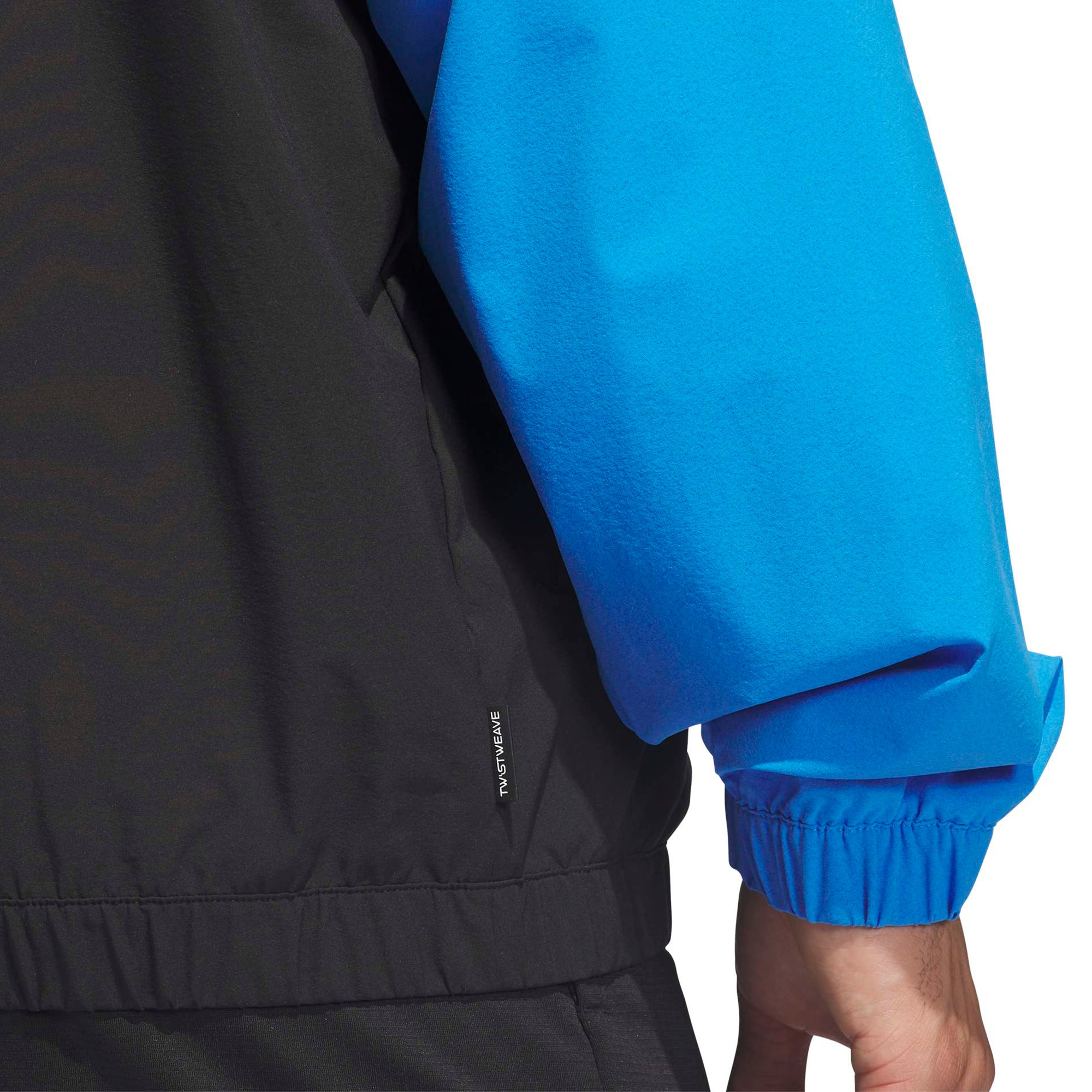 adidas Golf BTC Full Zip Windbreaker - Black/White - JZ7004