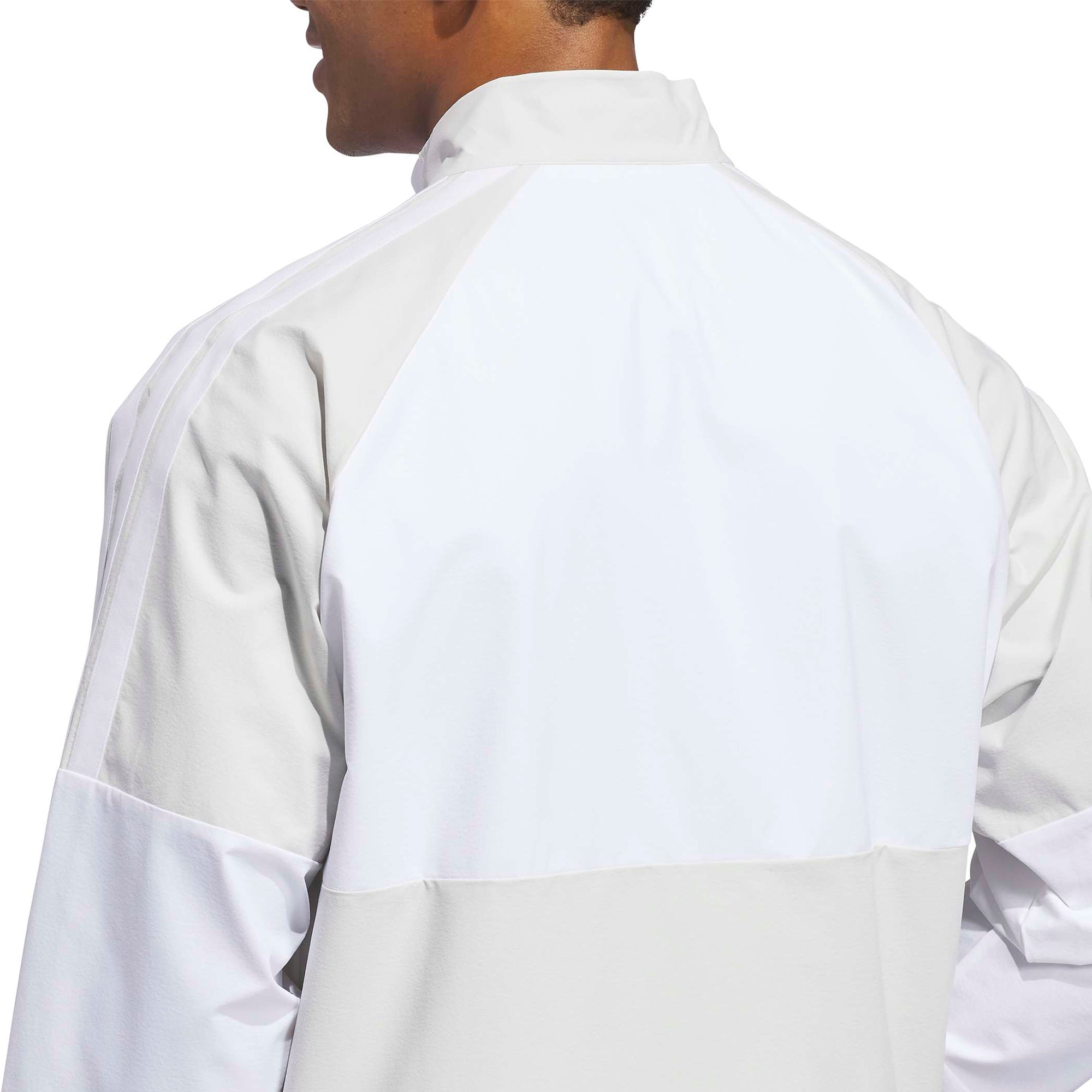 adidas Golf BTC Full Zip Windbreaker - Orbit Grey/White - JZ9420