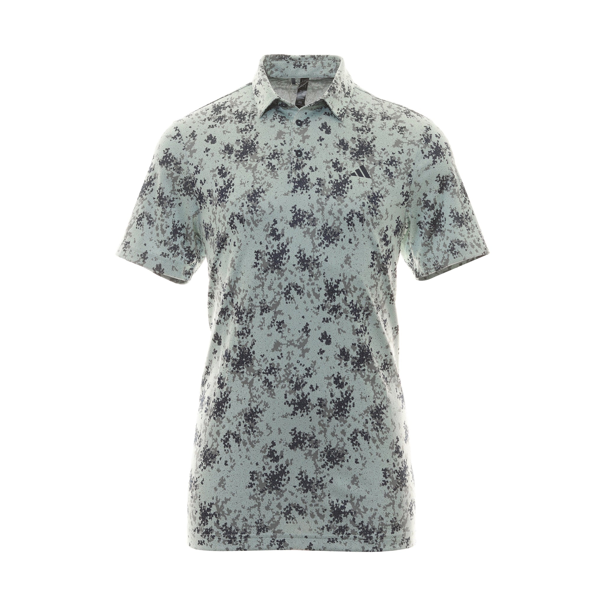 adidas Golf Burst Jacquard Shirt Semi Flash Aqua 