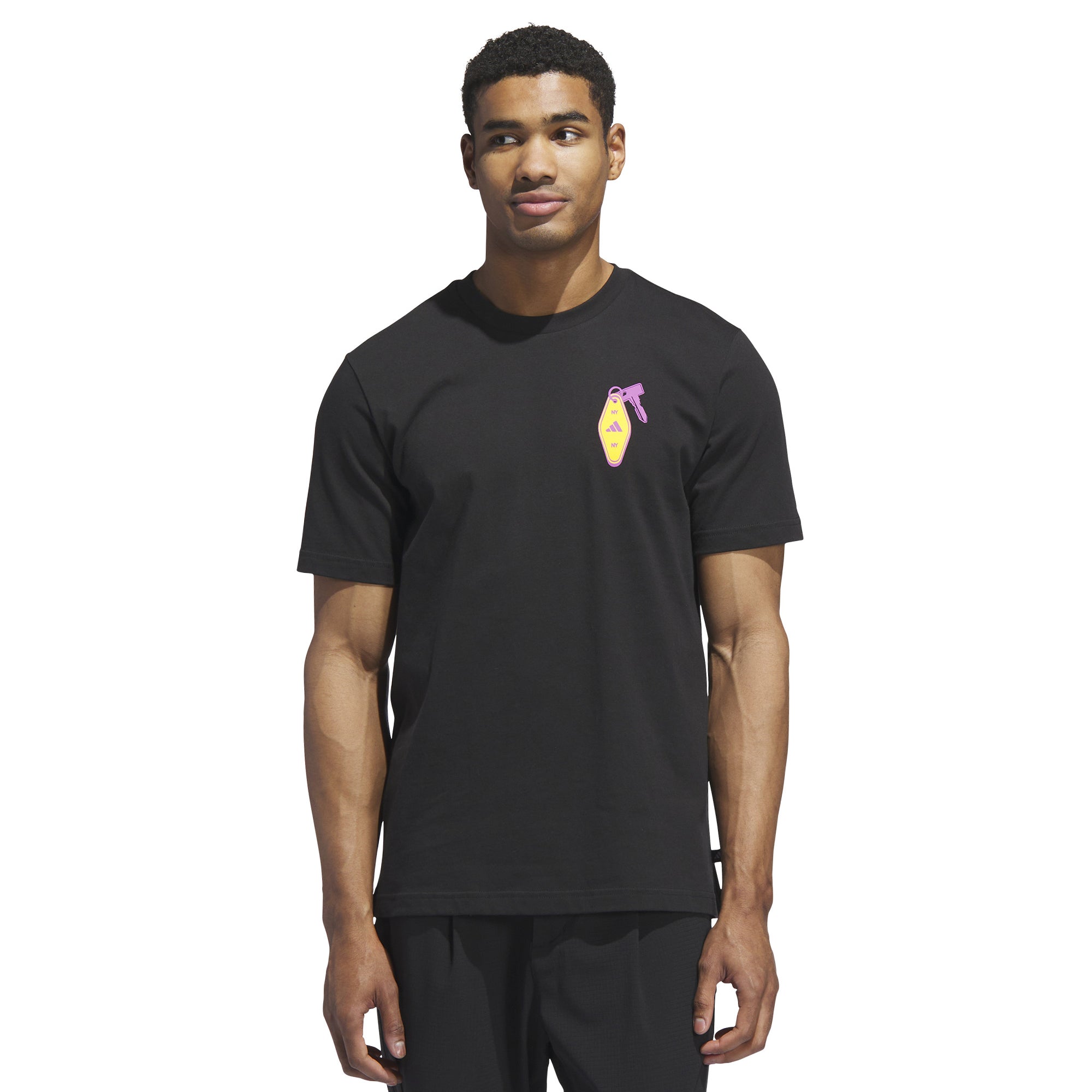 adidas Golf Chip In NYC Graphic T-Shirt Black