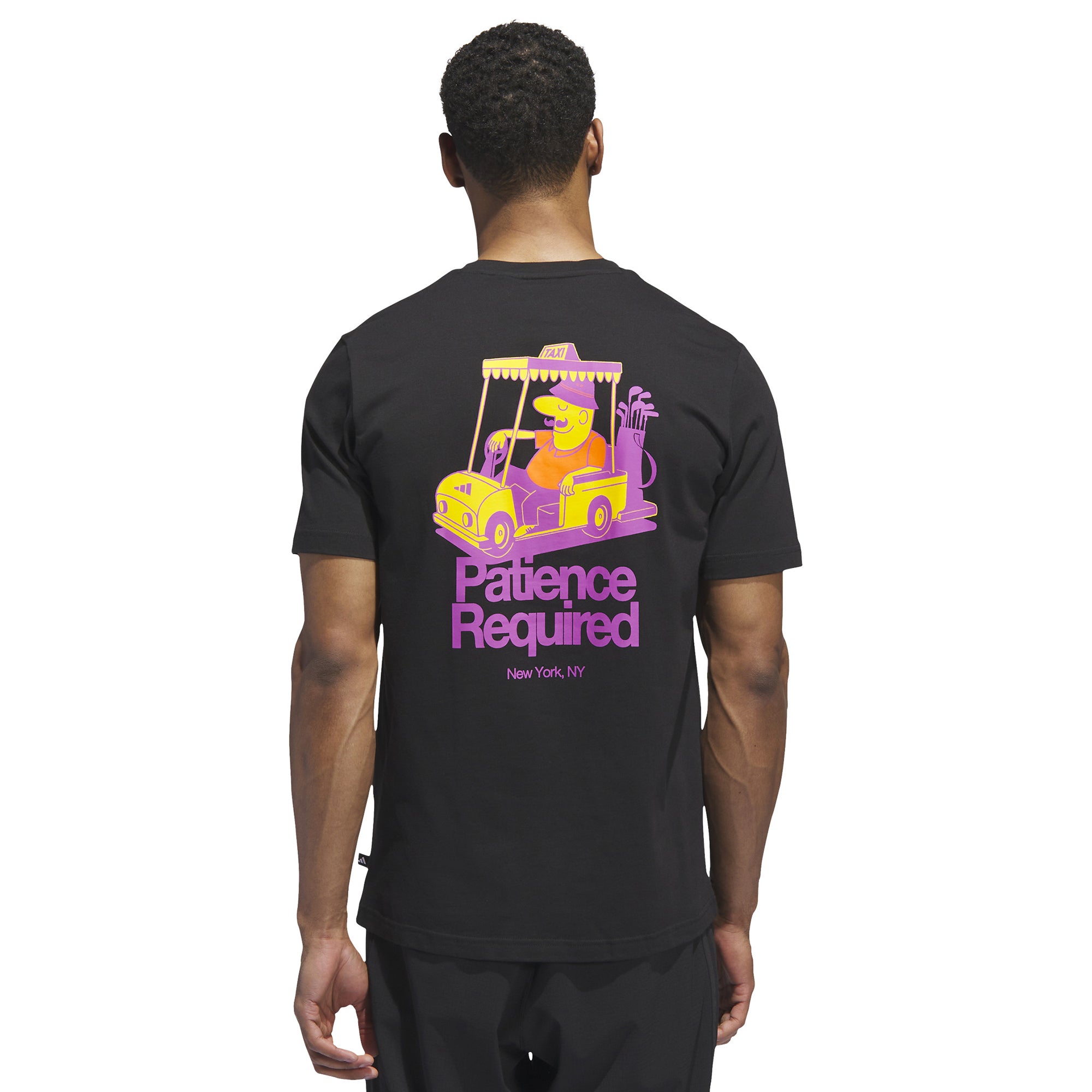 adidas Golf Chip In NYC Graphic T-Shirt Black