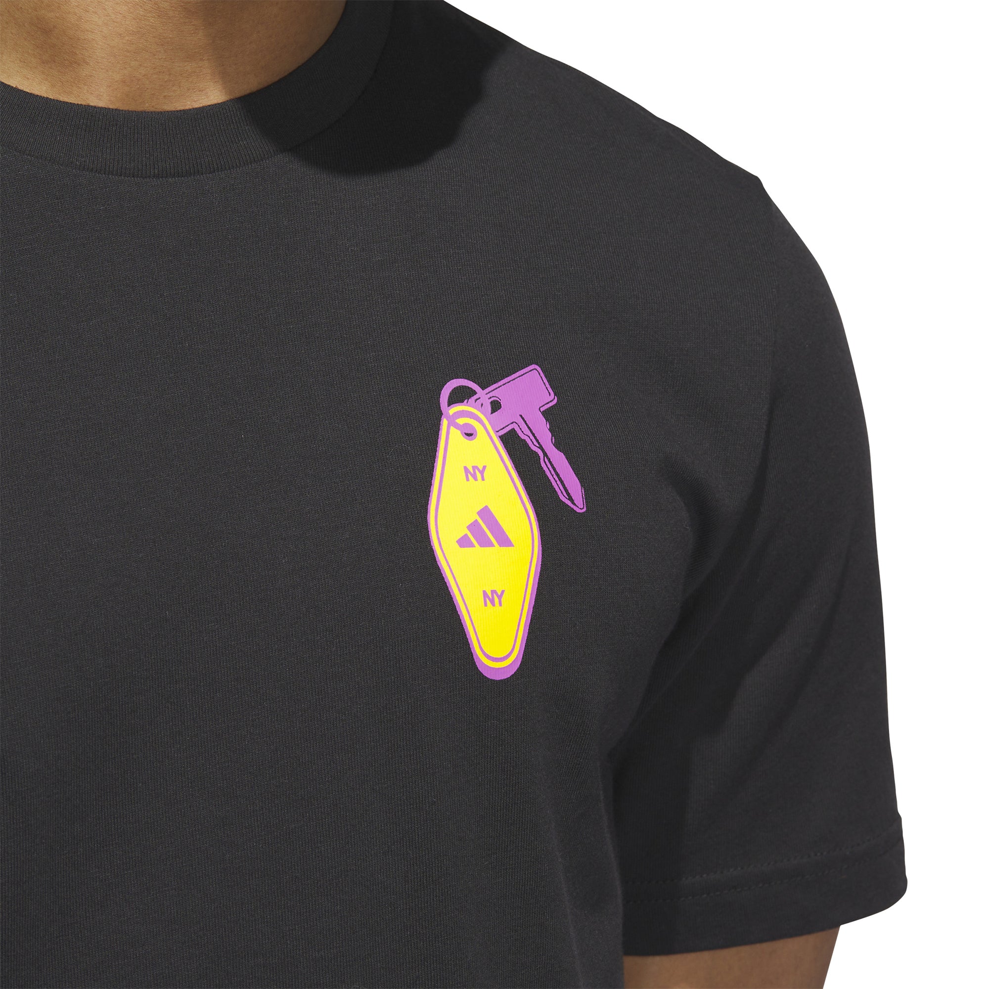 adidas Golf Chip In NYC Graphic T-Shirt Black