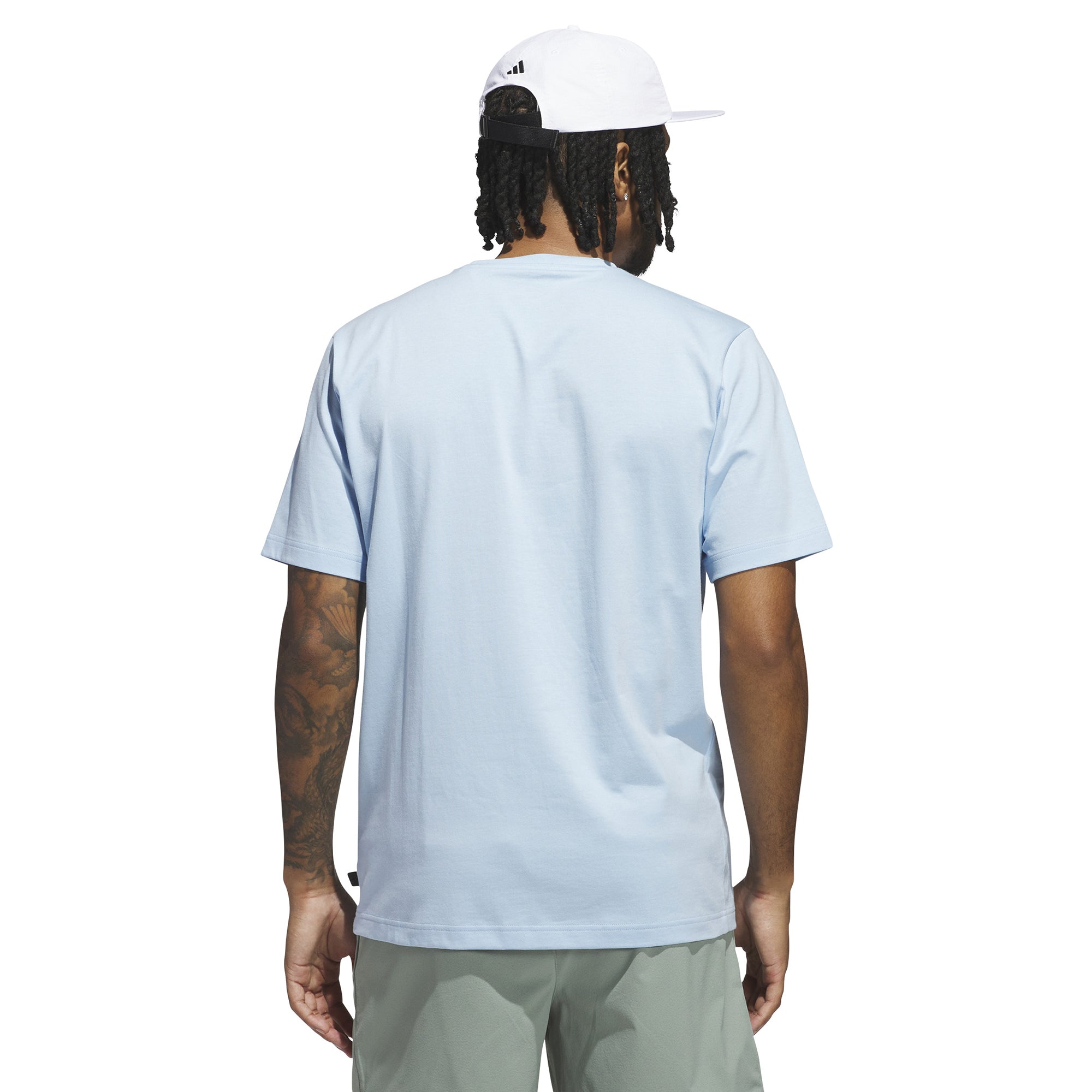 adidas Golf Classic Chip Graphic Tee Clear Sky