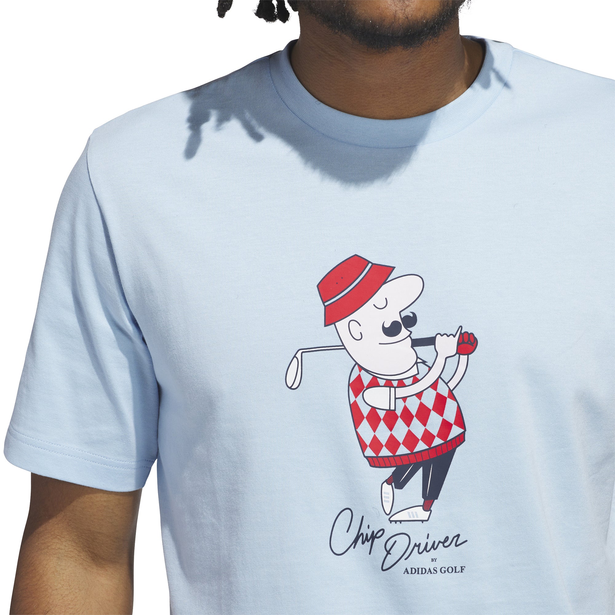 adidas Golf Classic Chip Graphic Tee Clear Sky