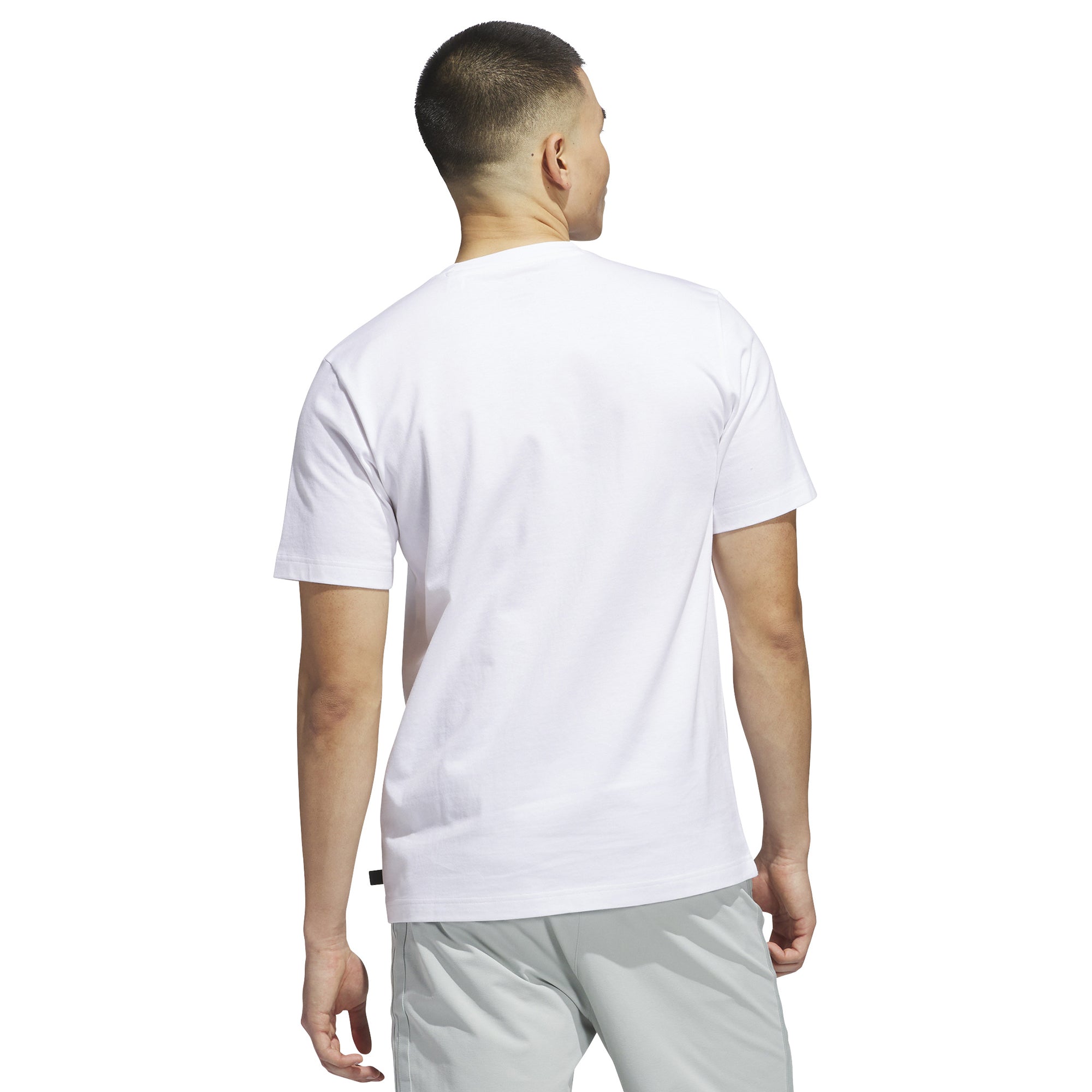 adidas Golf Classic Chip Graphic Tee White