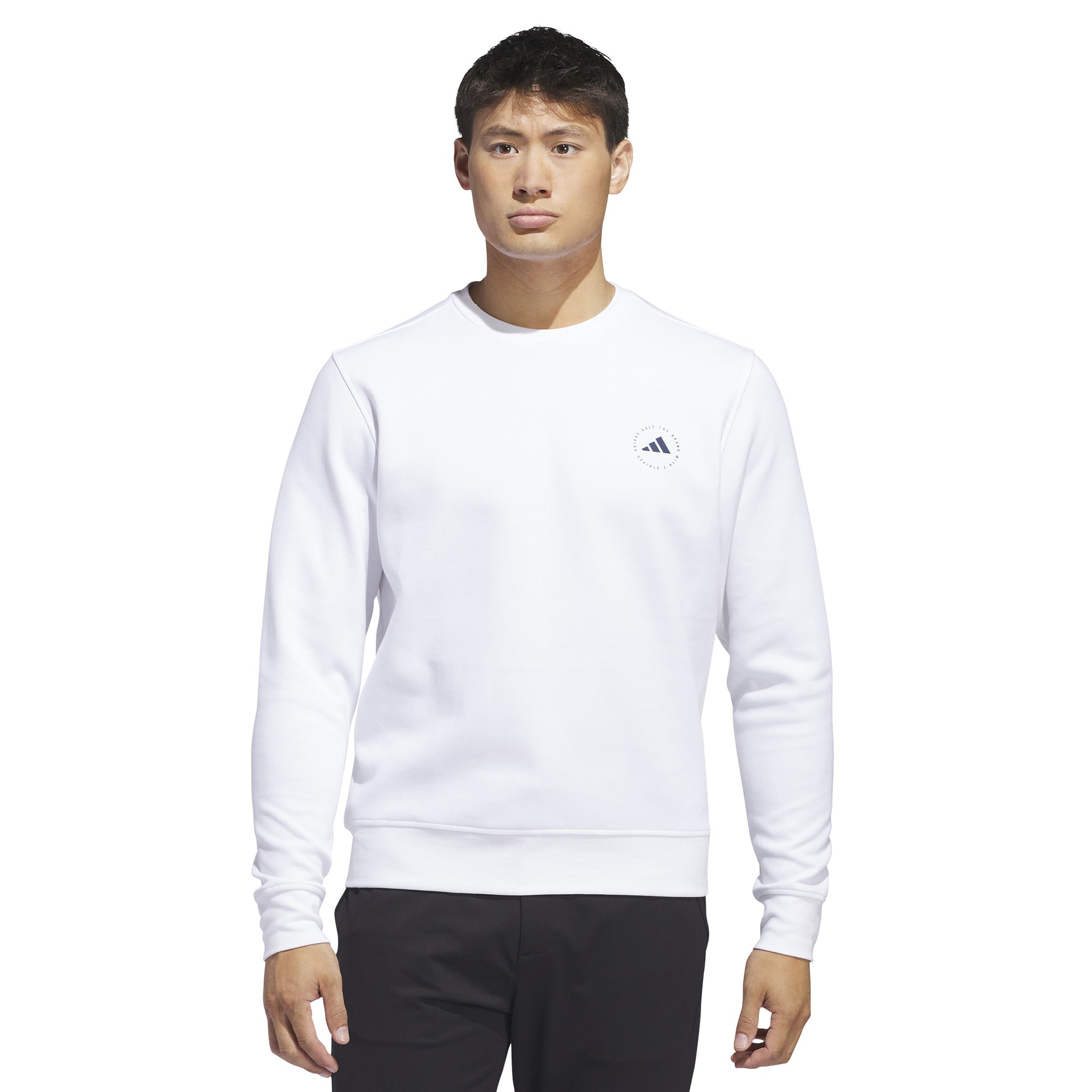 adidas Golf Crew Neck Sweater White