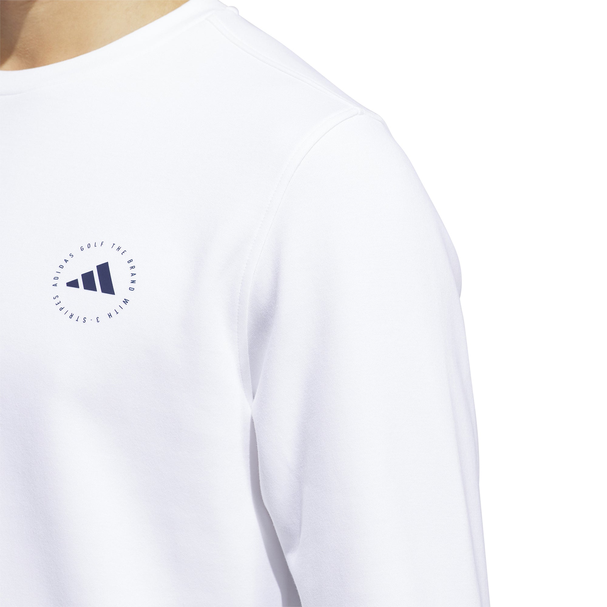 adidas Golf Crew Neck Sweater White