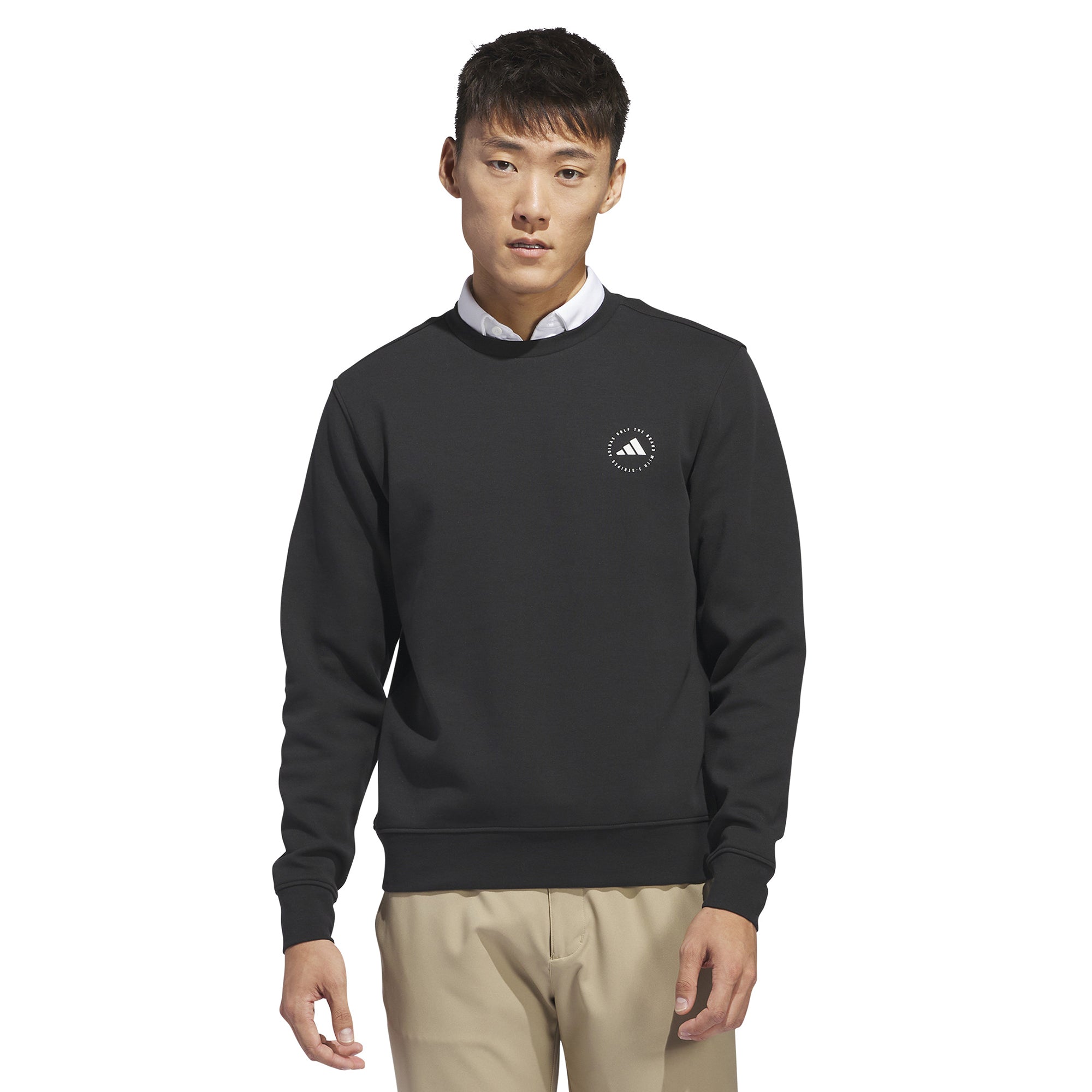 adidas Golf Crew Neck Sweater Black