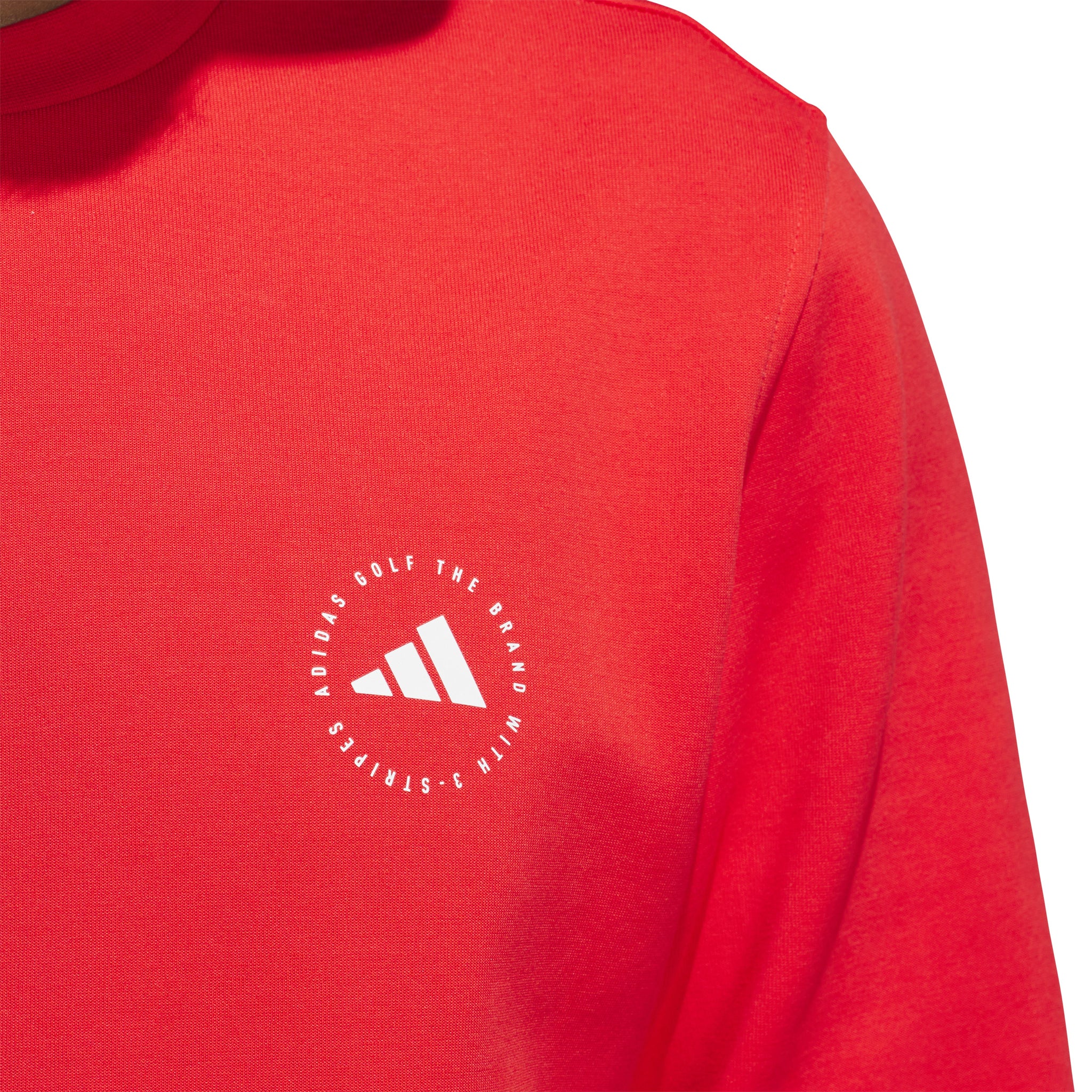 adidas Golf Crew Neck Sweater Pure Ruby