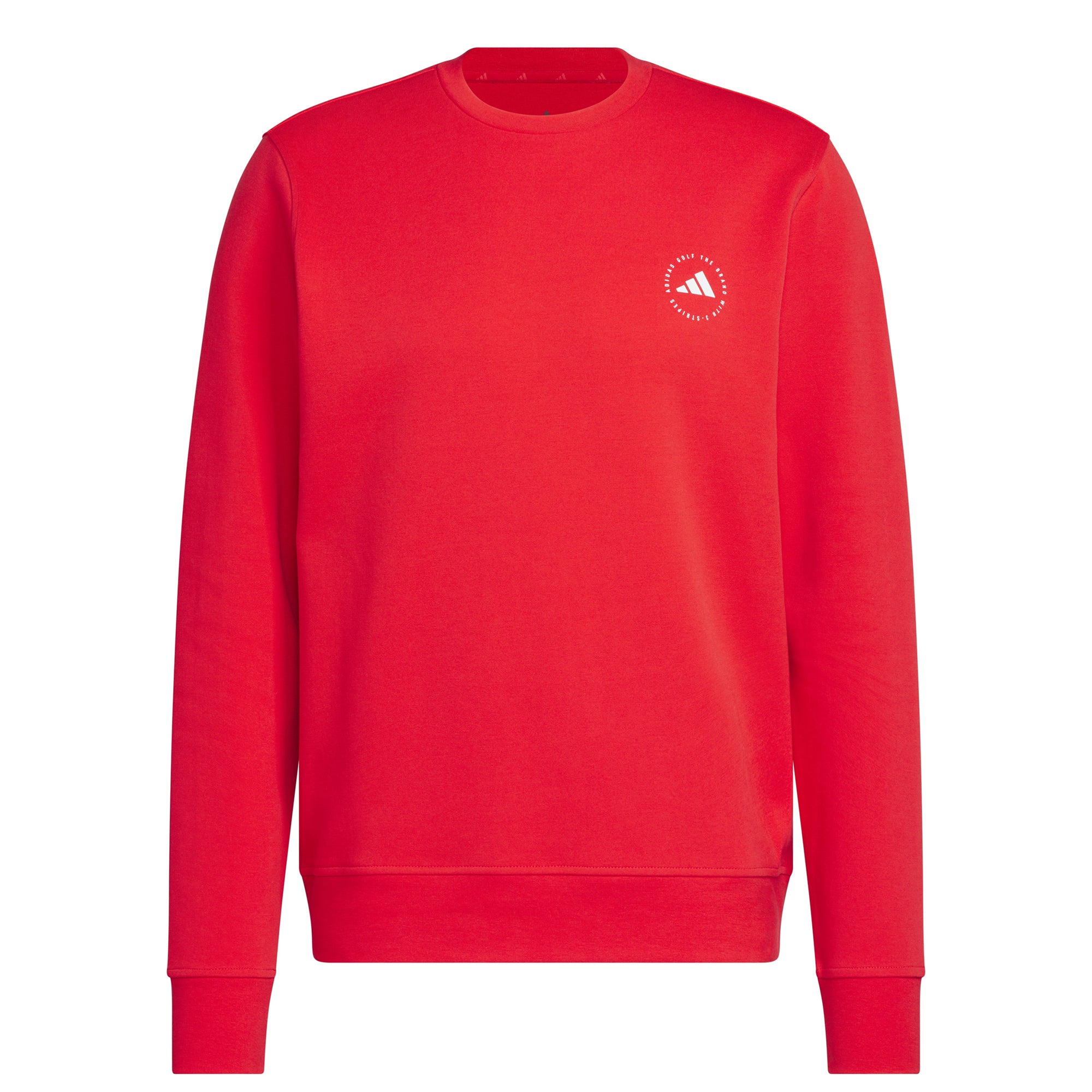 adidas Golf Crew Neck Sweater Pure Ruby