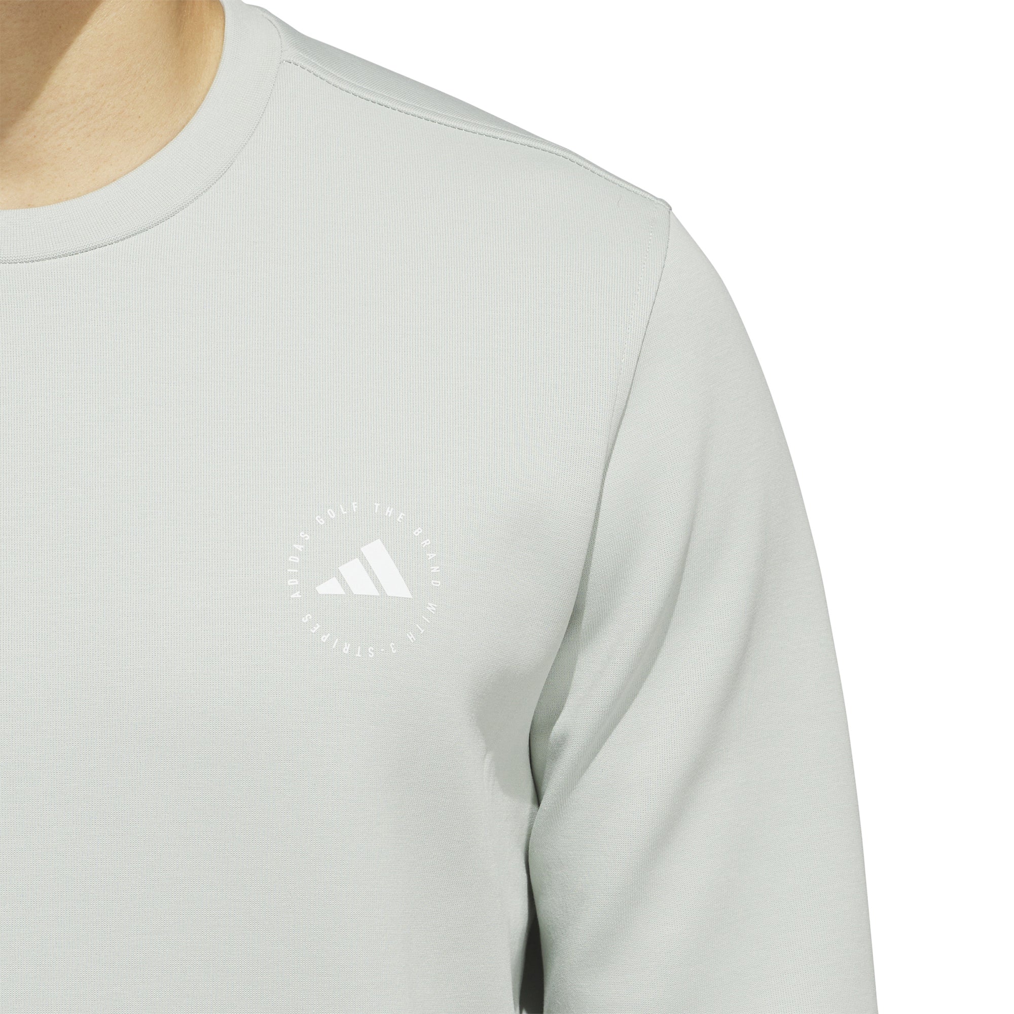 adidas Golf Crew Neck Sweater Wonder Silver